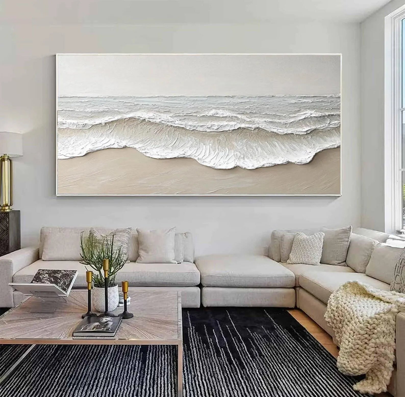 Textured Ocean Surge | Creamy Foam