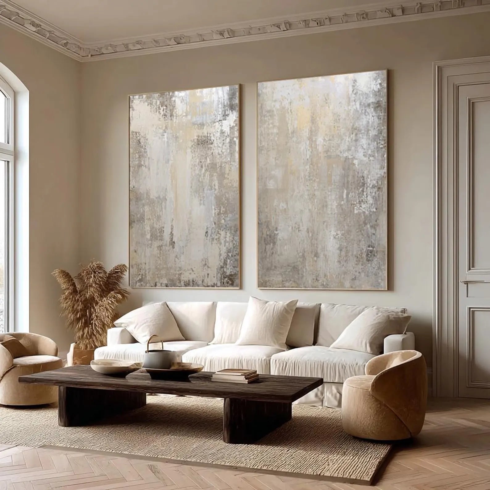 Ethereal Textured Layers | Neutral Glow