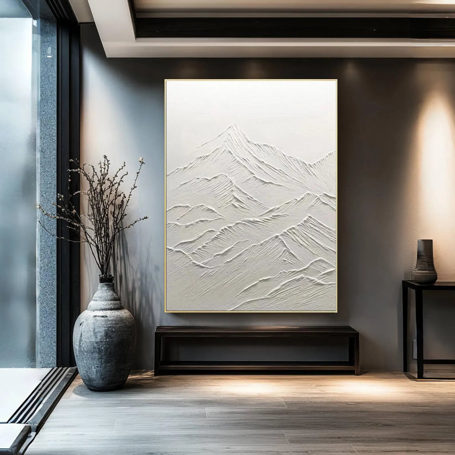 Textured Mountain Grandeur | Grey Peak