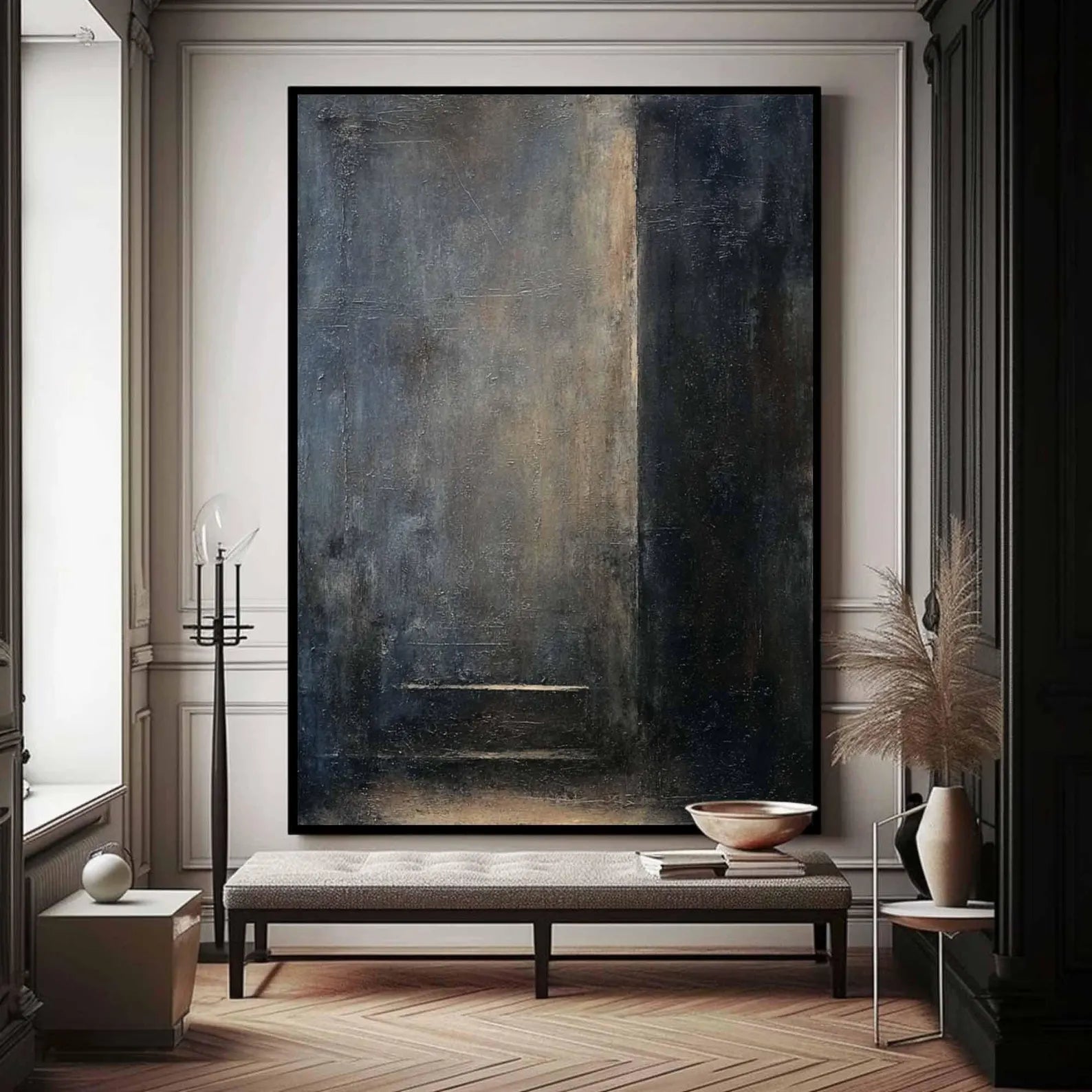 Textured Abstract Art | Moody Elegance