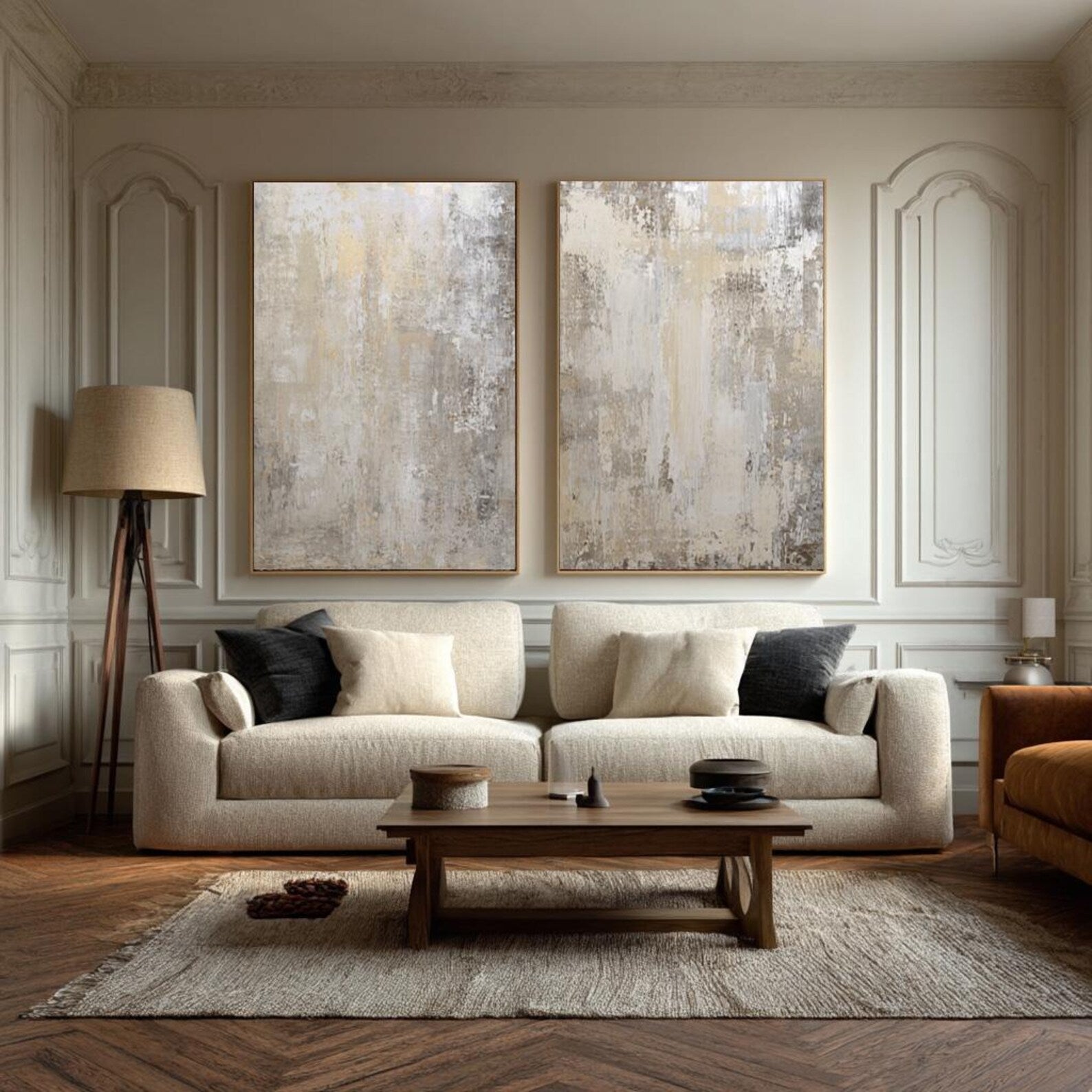 Ethereal Textured Layers | Neutral Glow