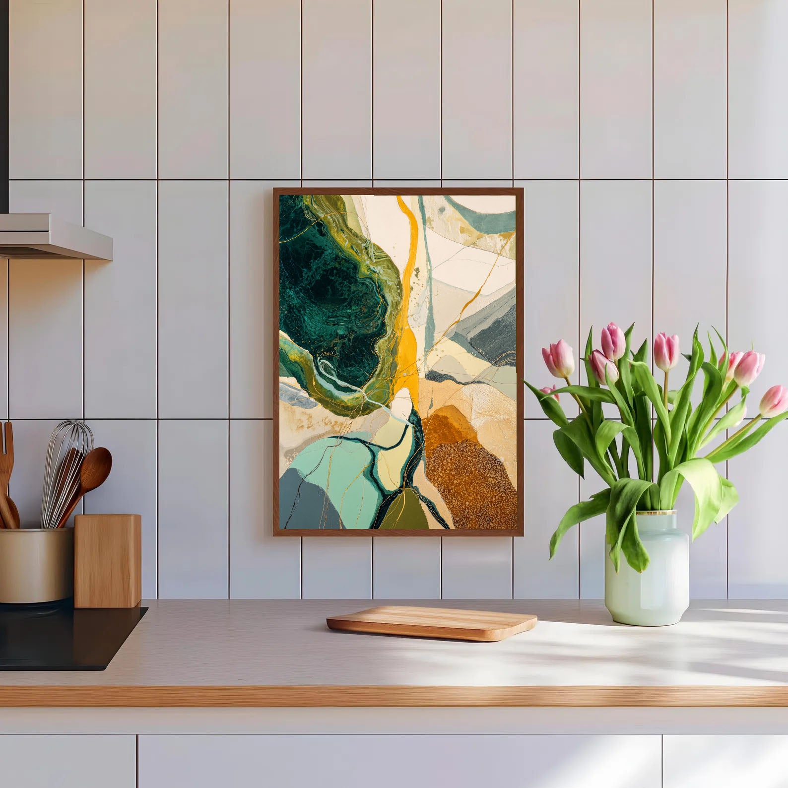 Textured Earthy Flow | Luxe Vibrancy