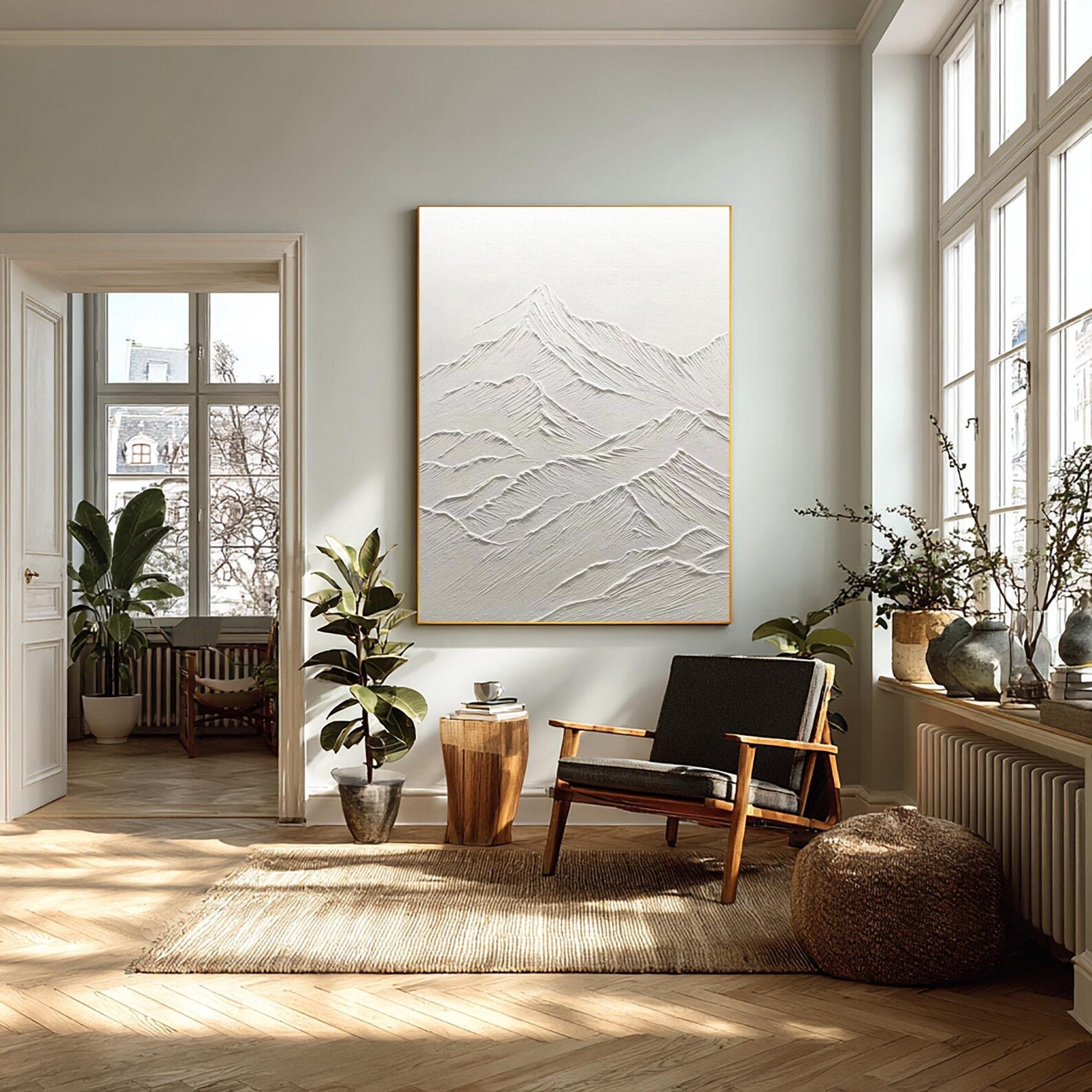 Textured Mountain Grandeur | Grey Peak