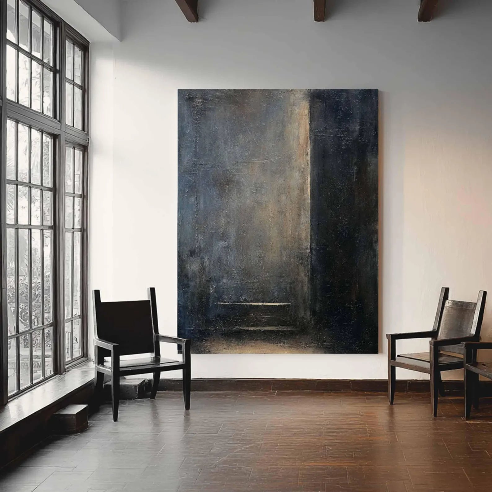 Textured Abstract Art | Moody Elegance