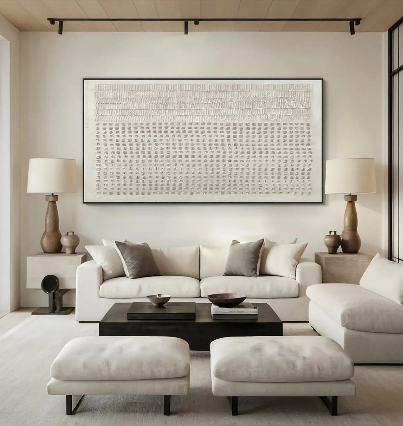 Textured Linear & Dot Art | Elevated Tranquility