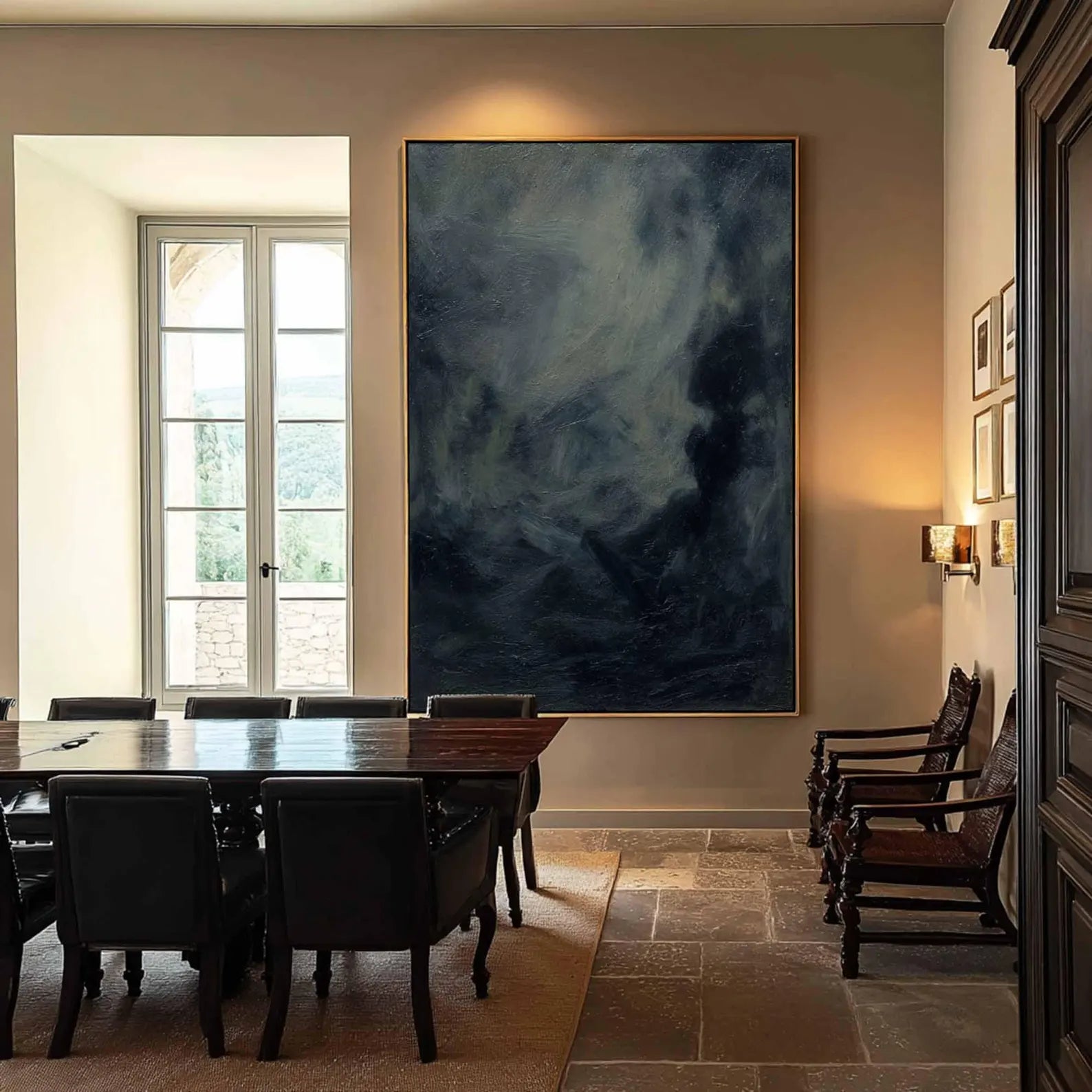 Abstract Dark Textured Art | Elegant Gloom