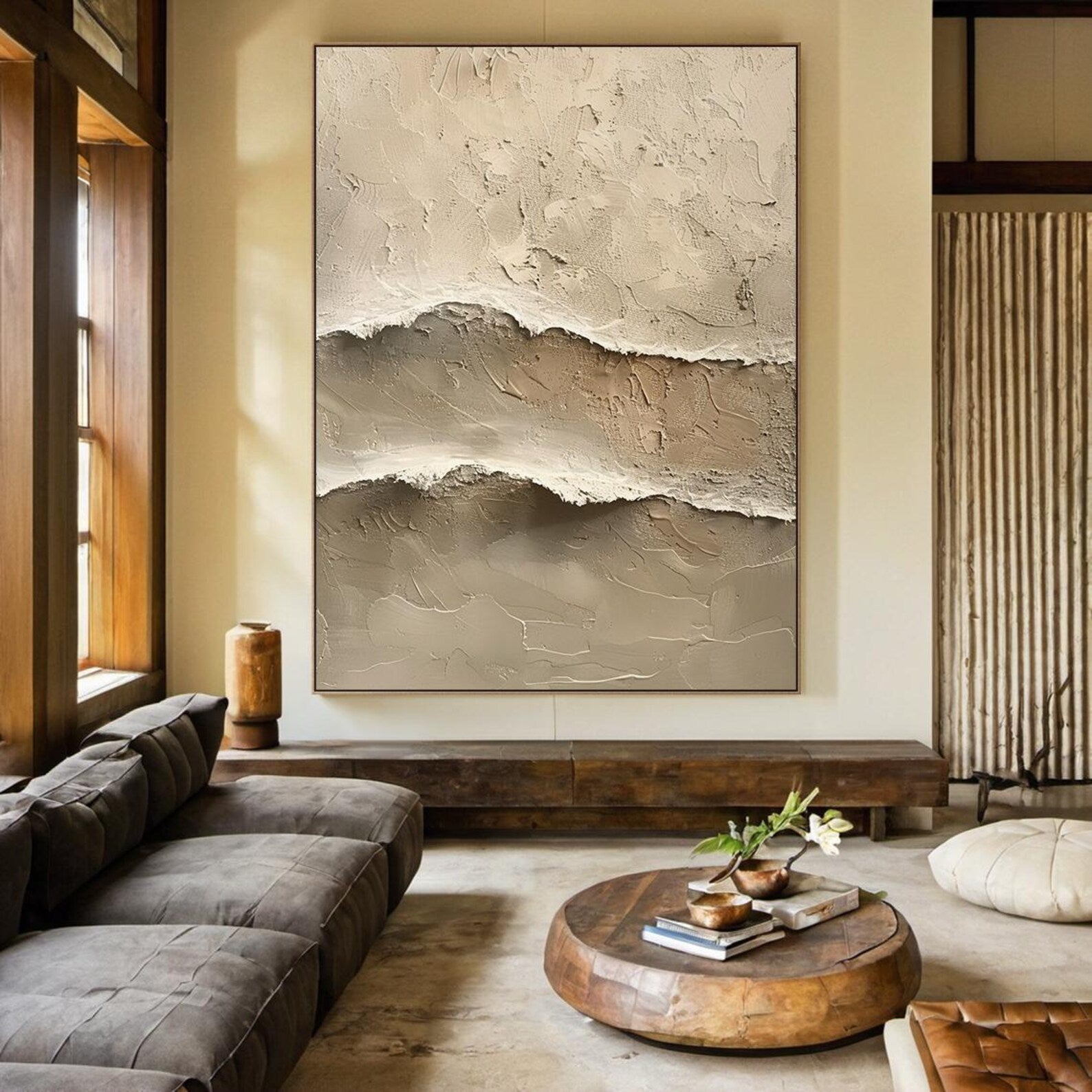 Textured Earthy Layers Art | Subtle Grandeur