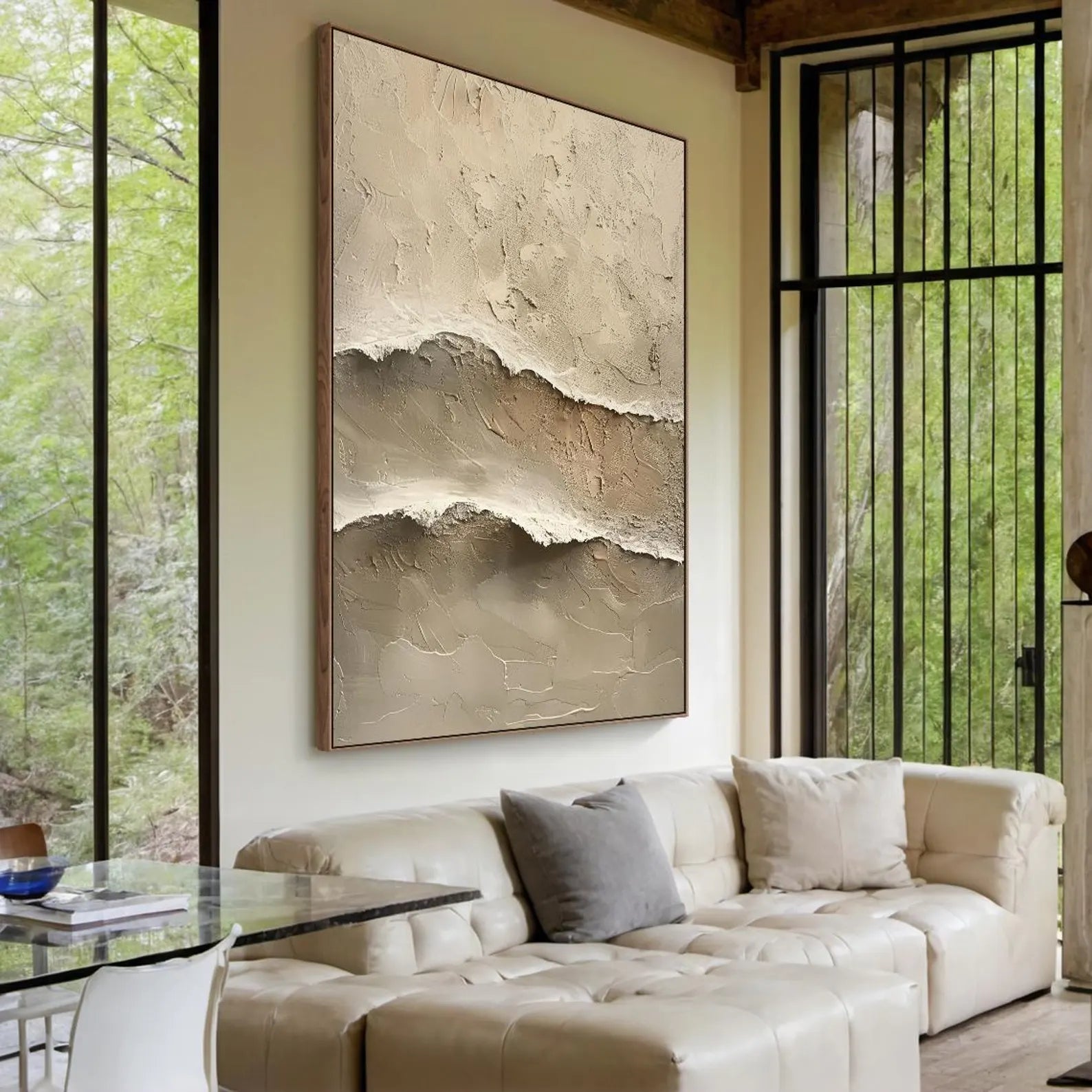 Textured Earthy Layers Art | Subtle Grandeur
