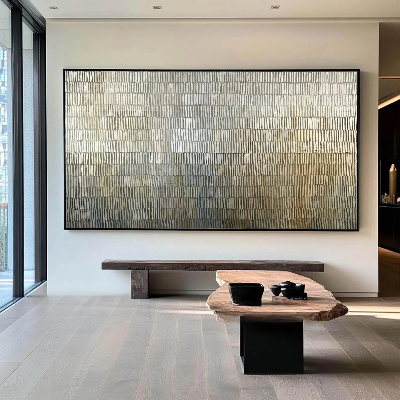 Textured Linear Art | Modern Tranquility