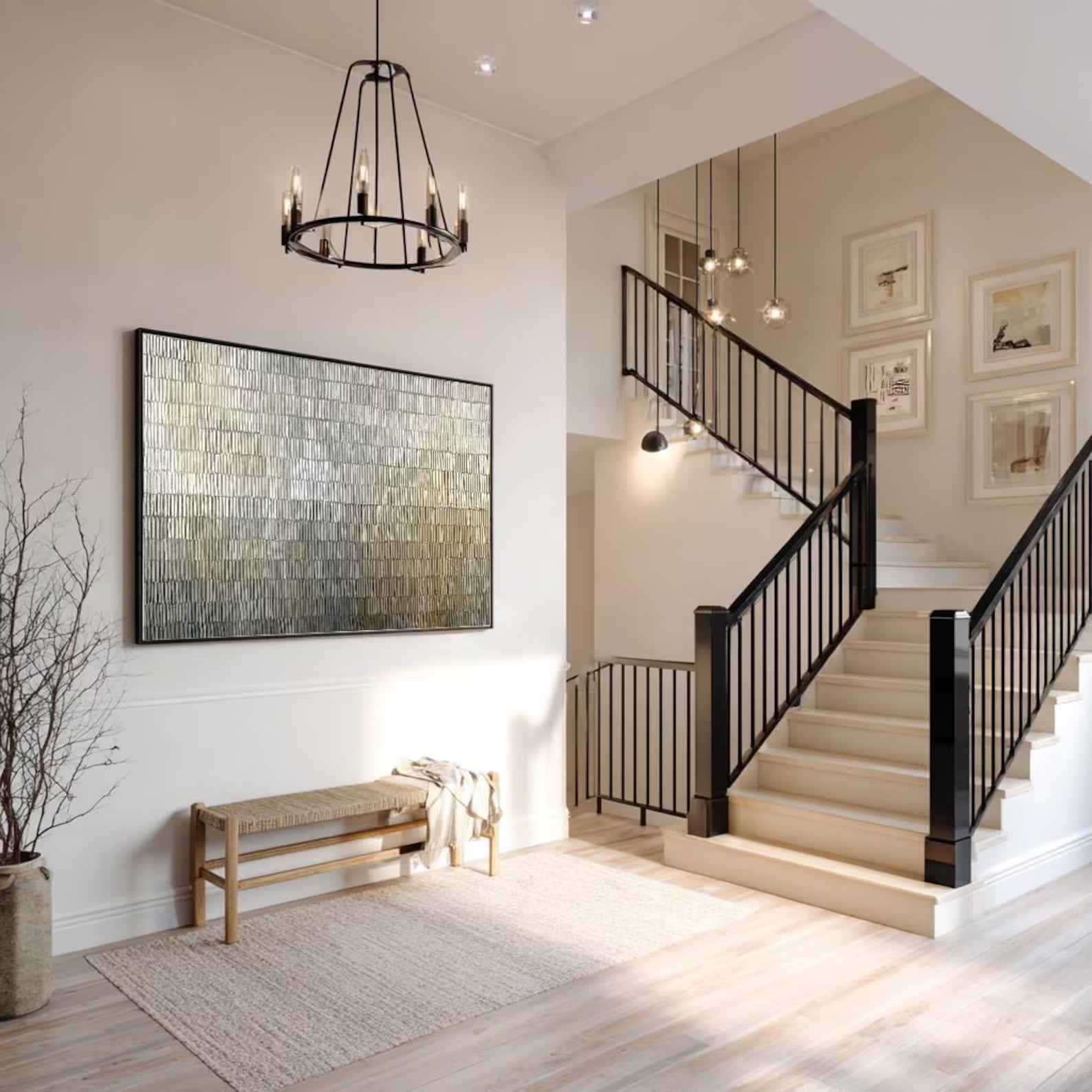 Textured Linear Art | Modern Tranquility