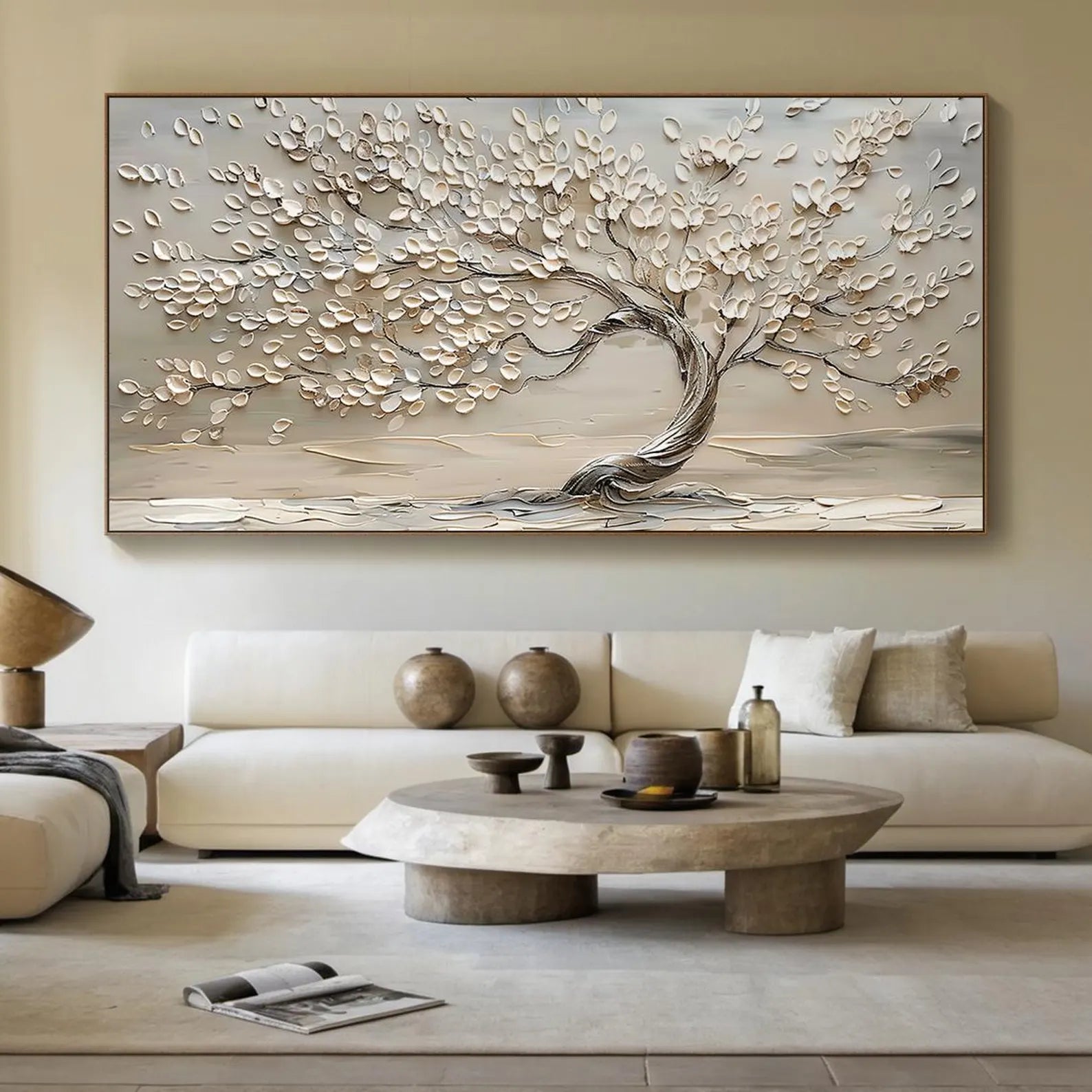 Textured Arbor Art | Tranquil Grace