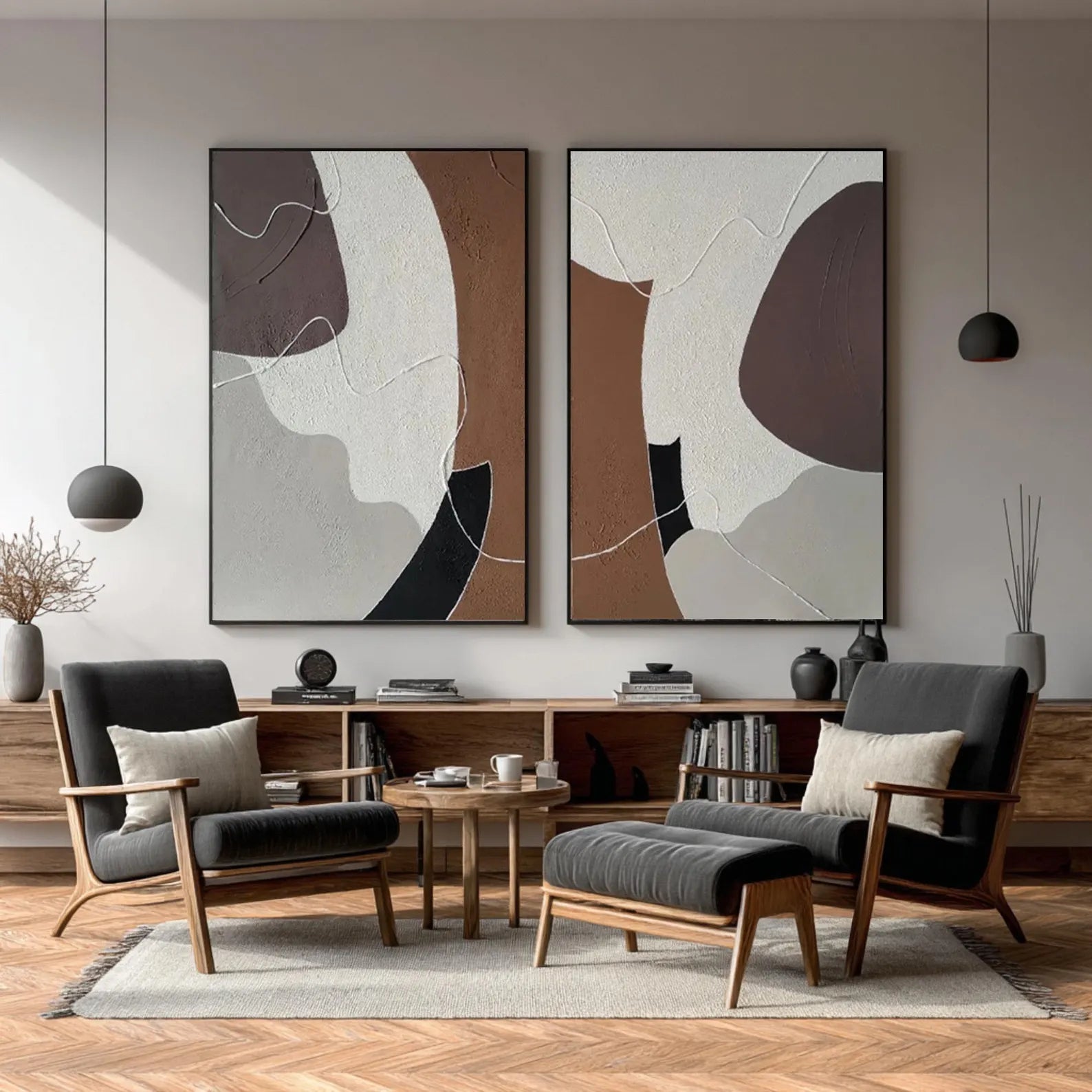 Organic Abstract Forms | Earth Tones