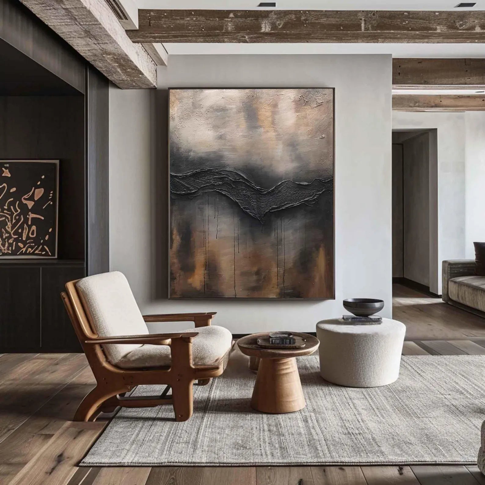 Textured Gray Brown | Opulent Depth