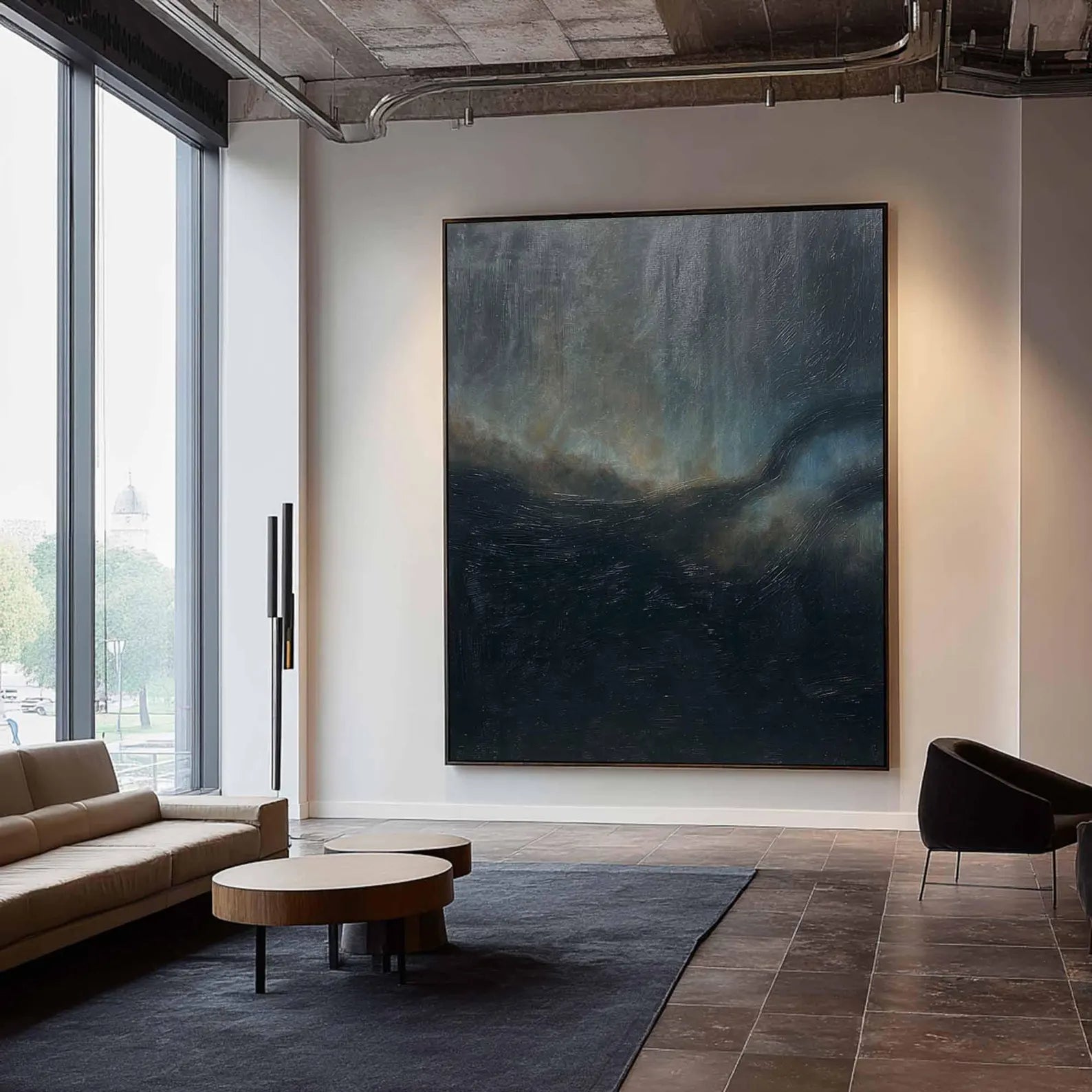 Abstract Ocean Art | Moody Waves