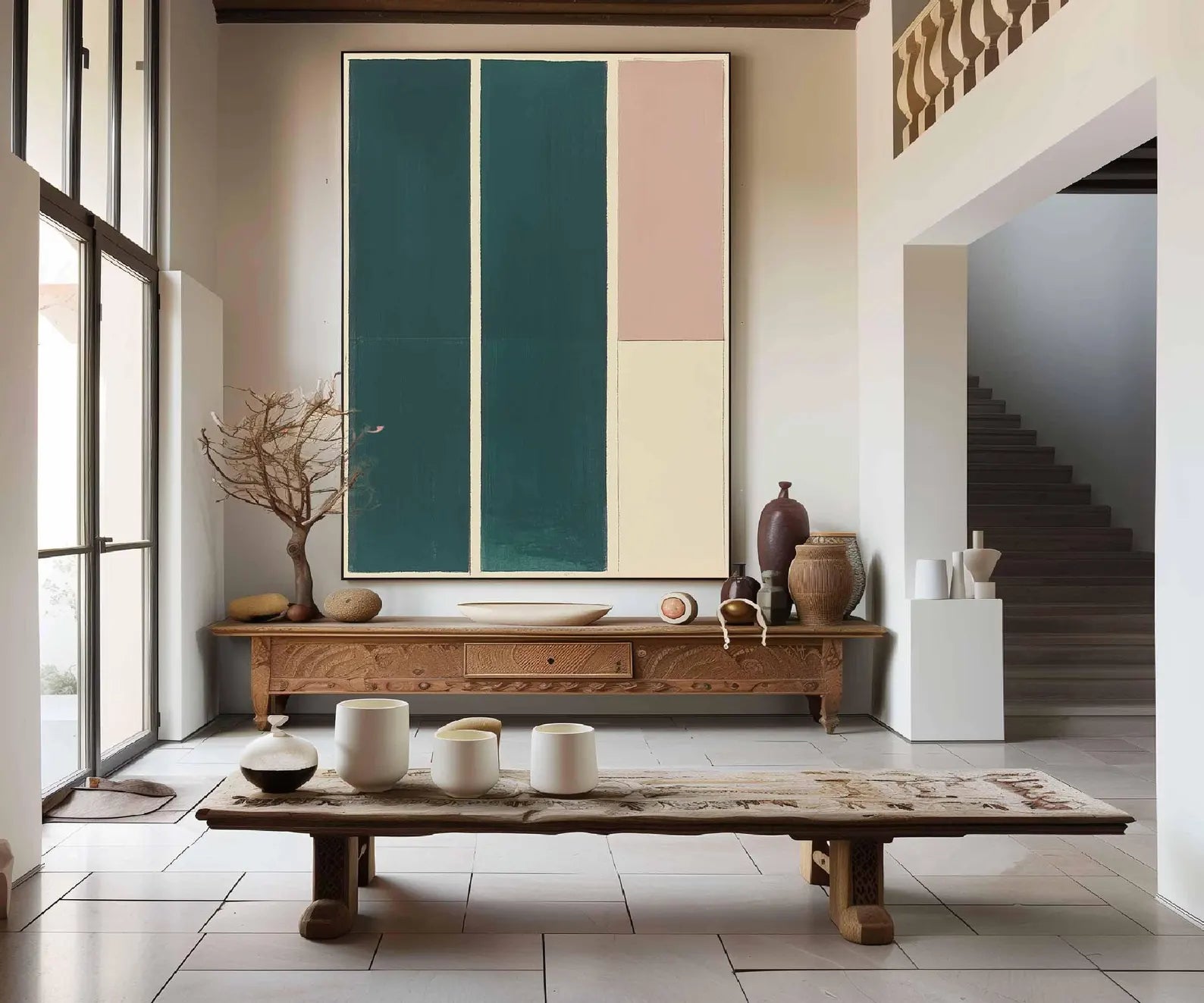 Textured Color Block Abstract | Modern Luxe