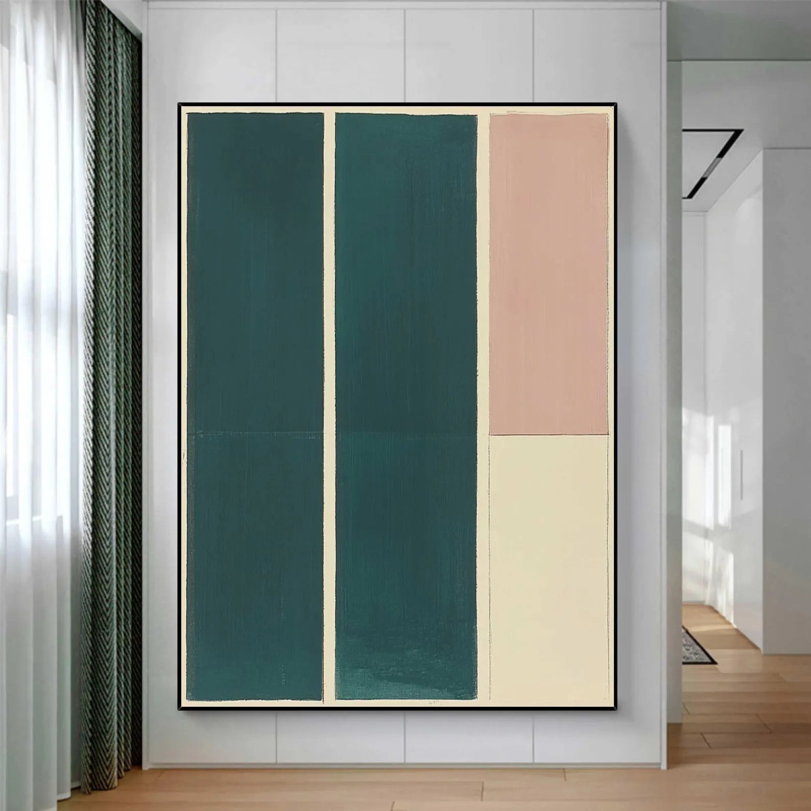 Textured Color Block Abstract | Modern Luxe