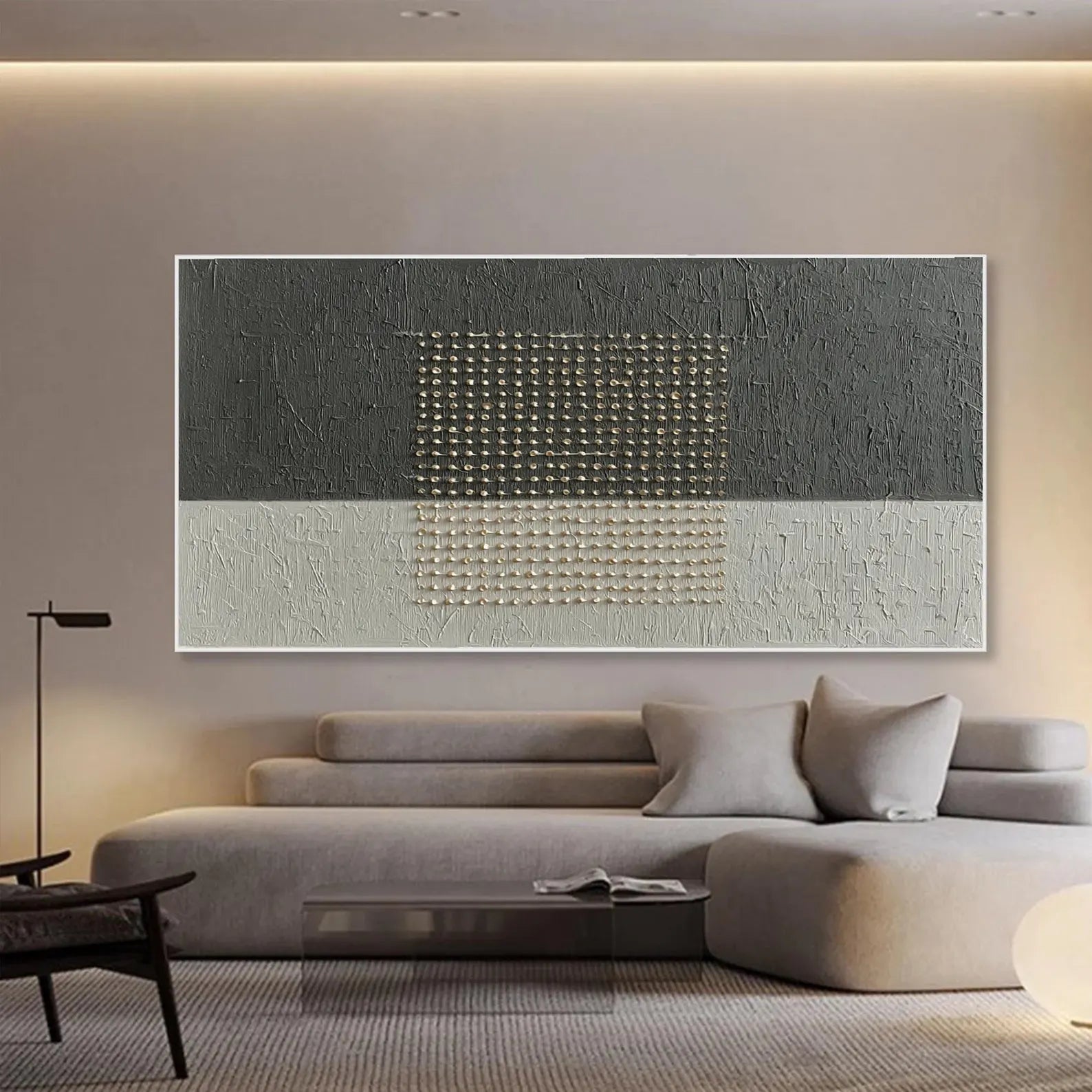 Textured  Abstract Art | Refined Serenity