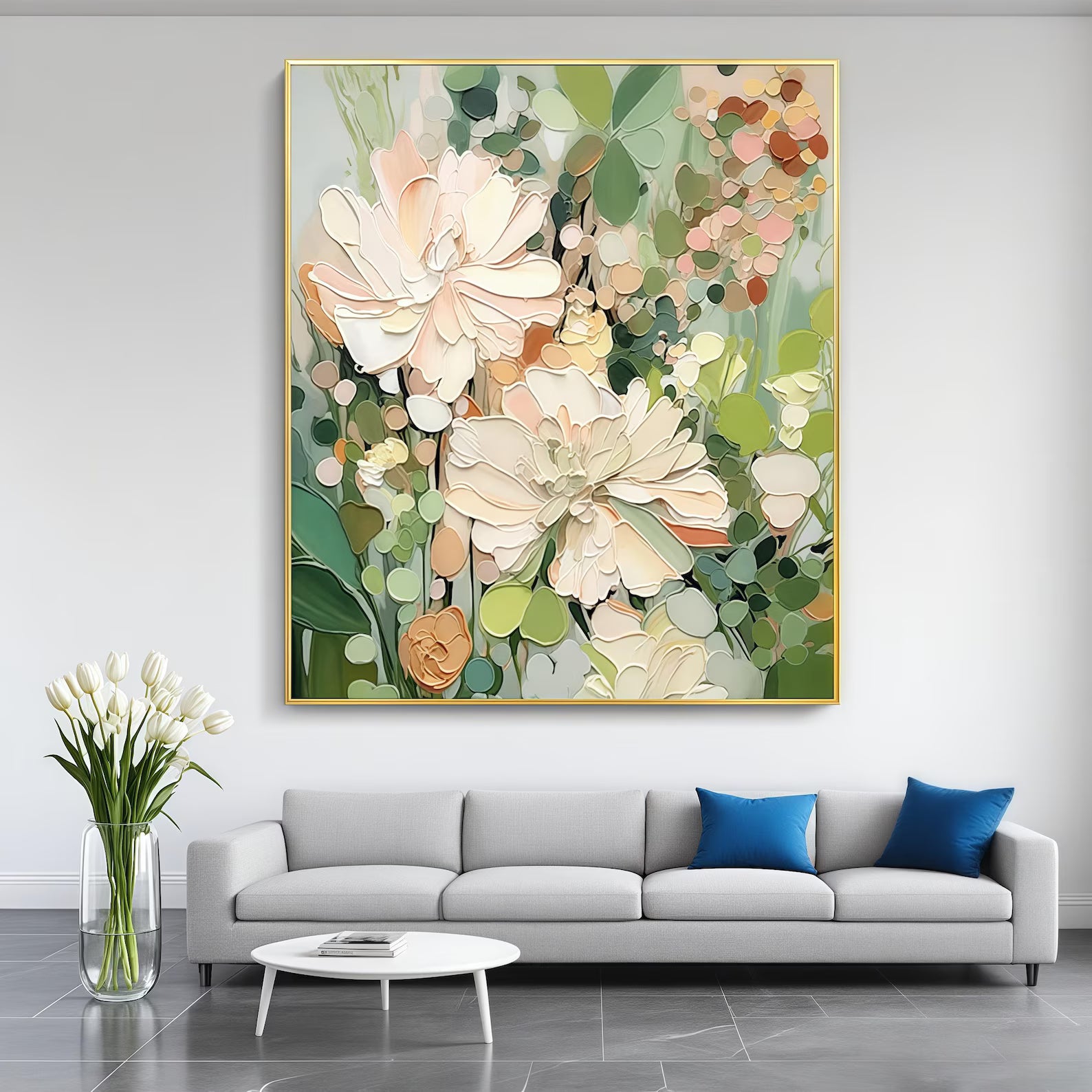 Textured Pastel Opulence | Blush Blooms