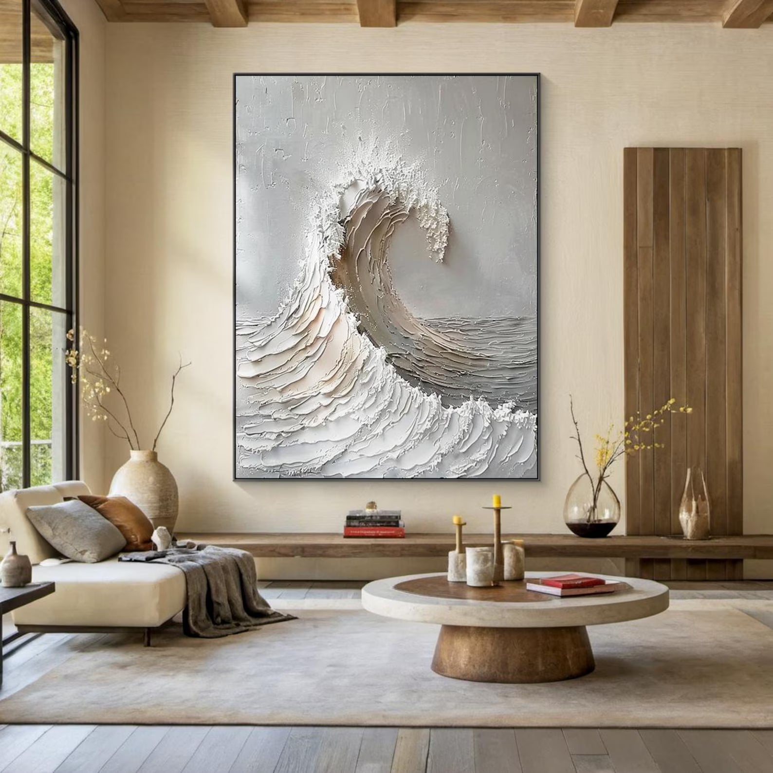 Textured Oceanic Art | Calm Power