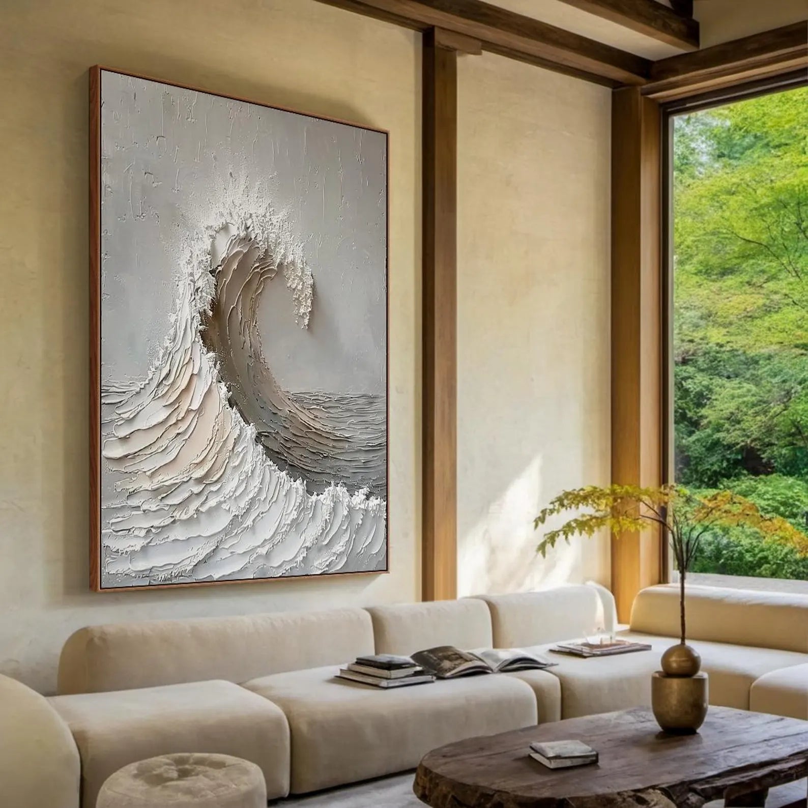 Textured Oceanic Art | Calm Power