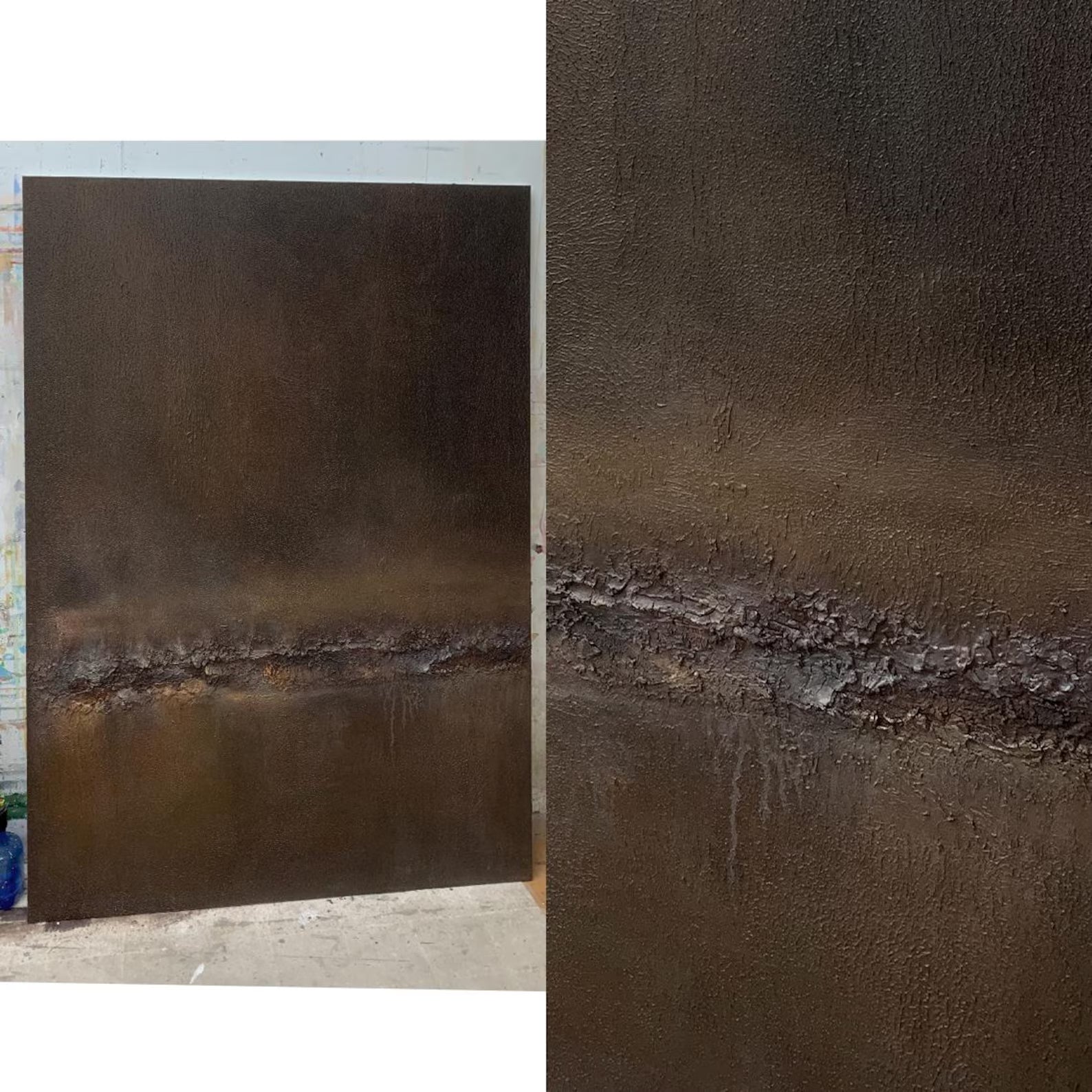 Textured Rustic Opulence | Brown Rhythm