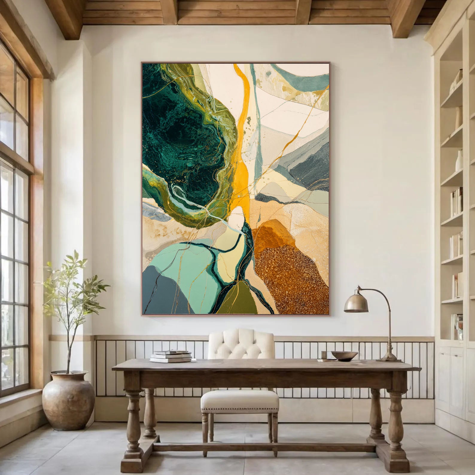 Textured Earthy Flow | Luxe Vibrancy