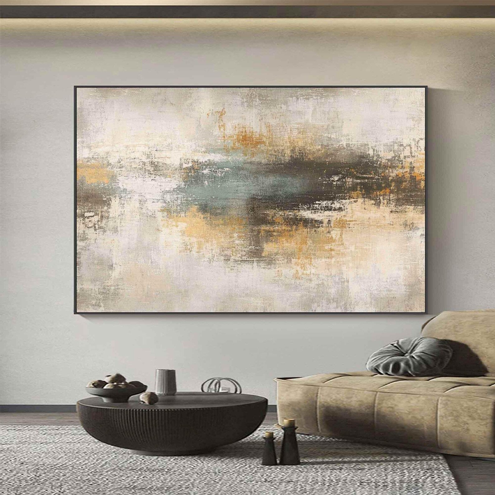 Abstract Texture Blend Art | Elegant Sophistication