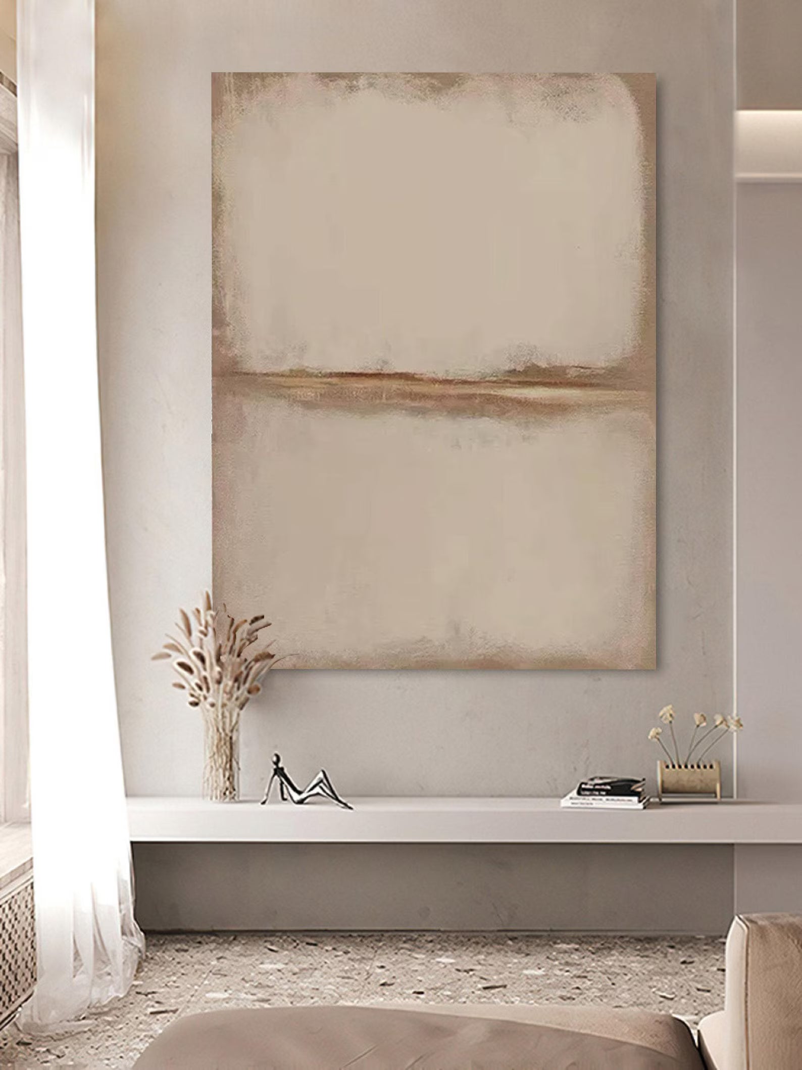 Textured Neutral Abstract | Elegant Luxe