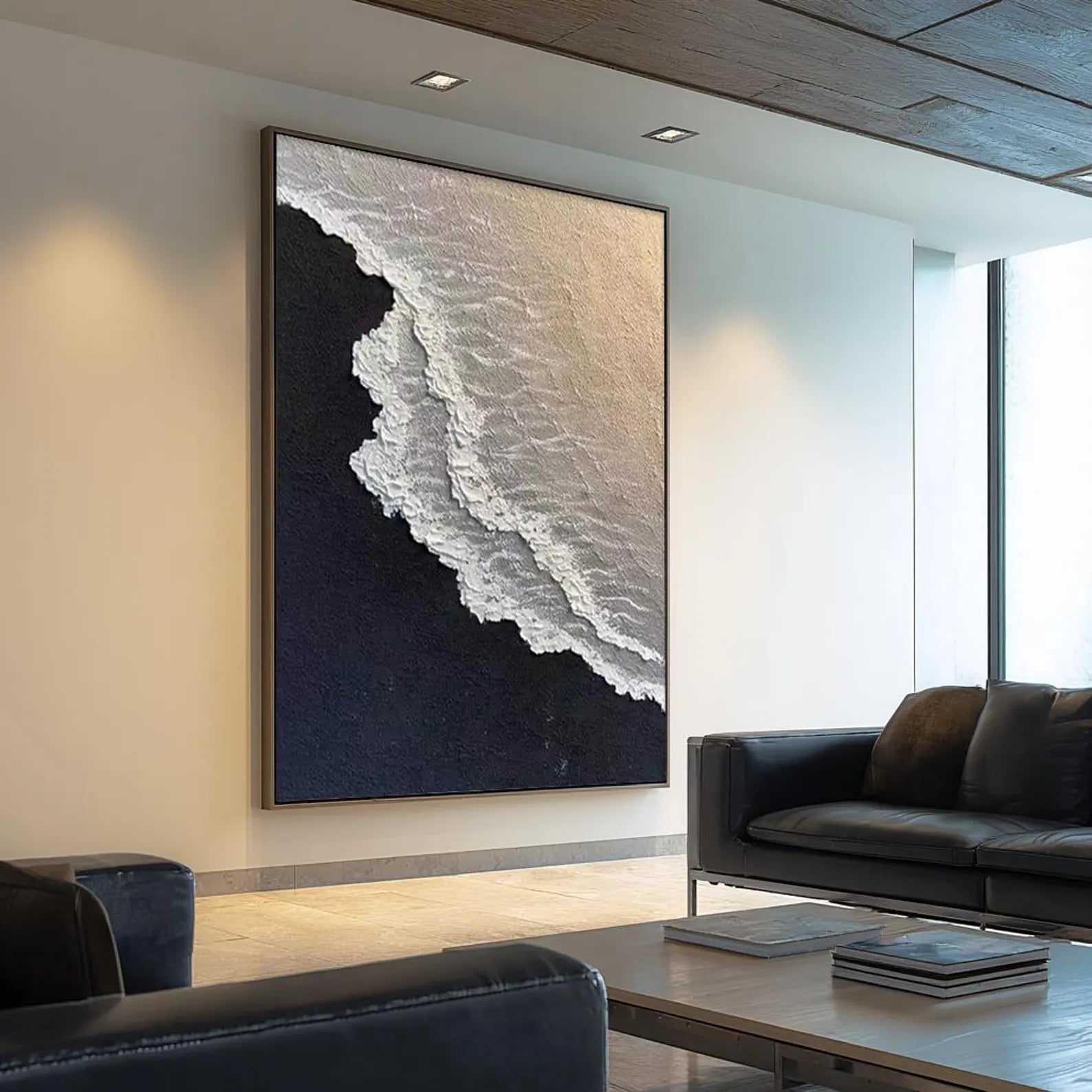 Textured Coastal Art | Luxe Serenity