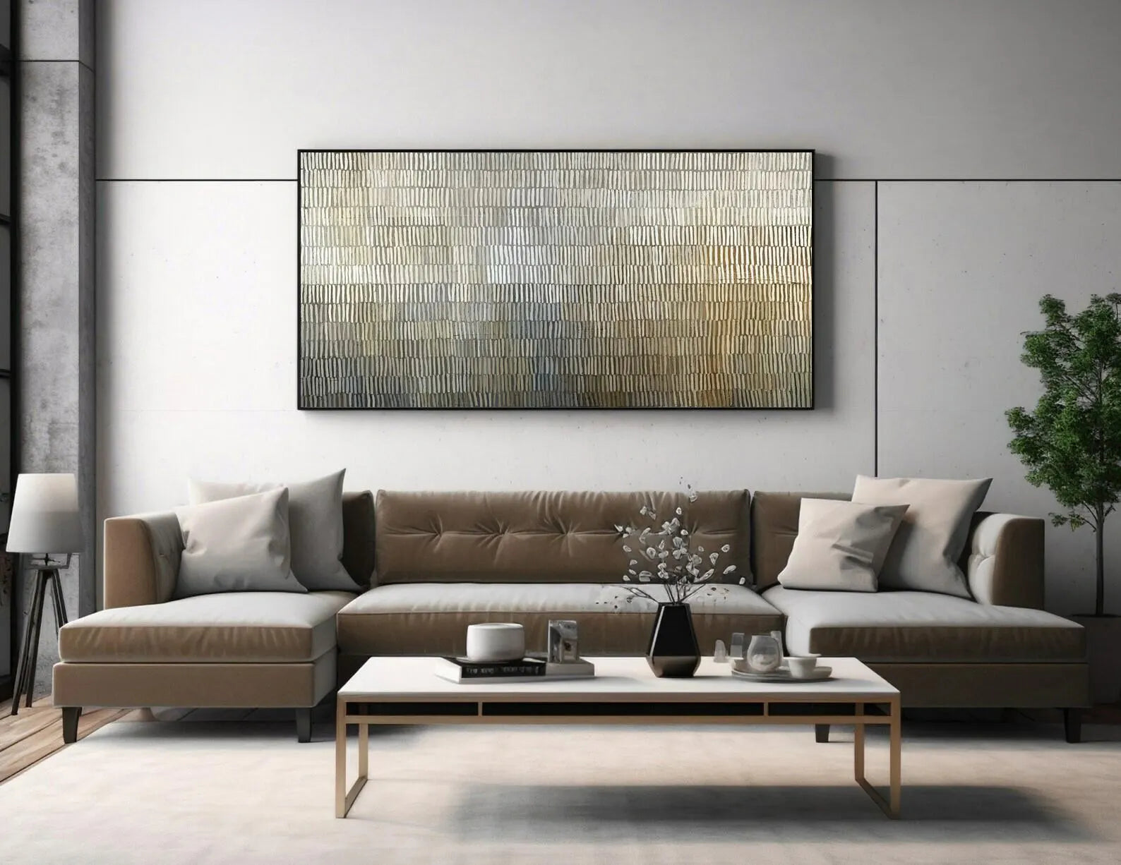 Textured Linear Art | Modern Tranquility