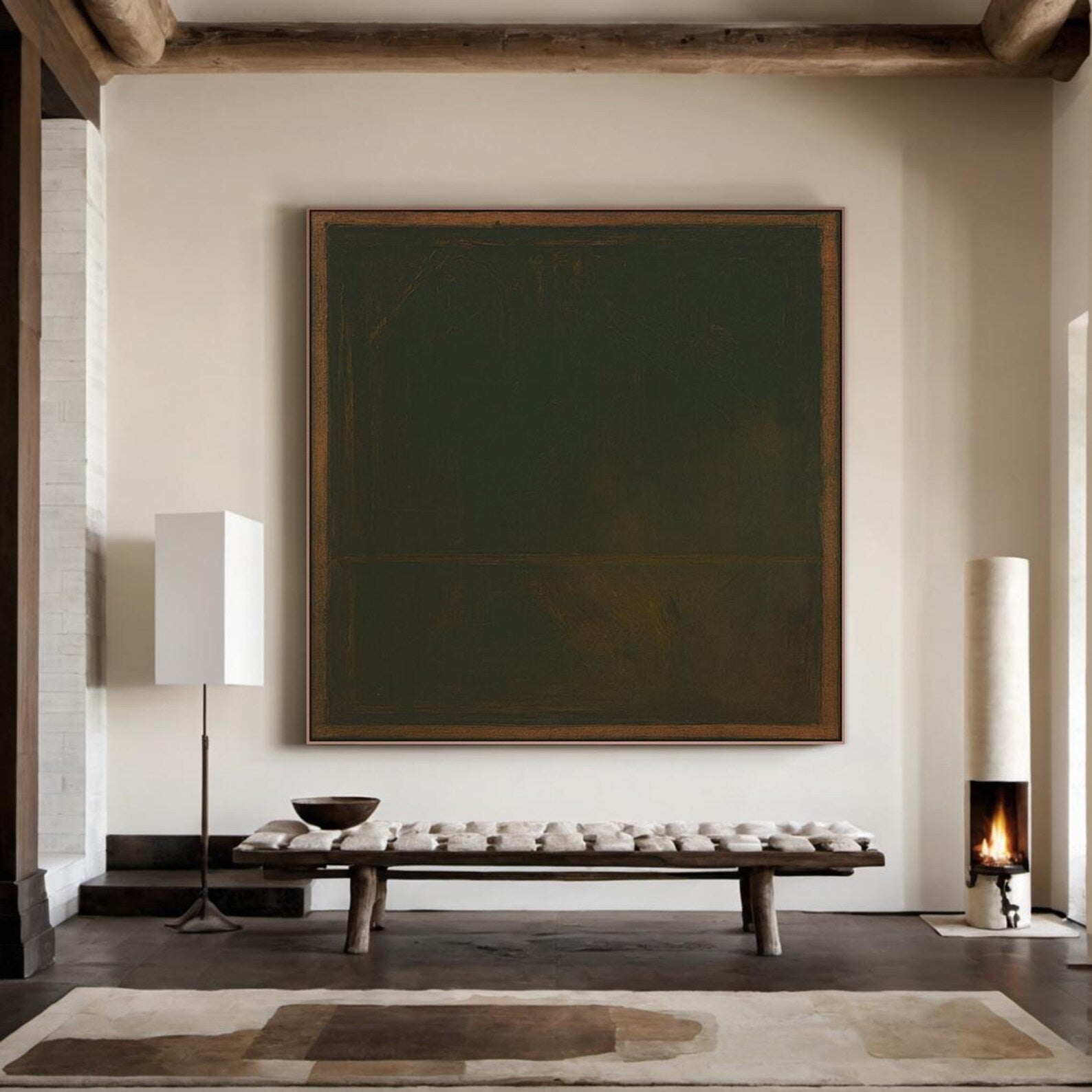 Textured Moody Depth | Green Rhythm