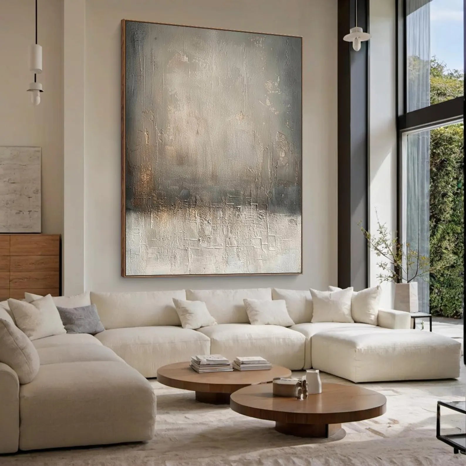 Textured Neutral Elegance | Silver Haze