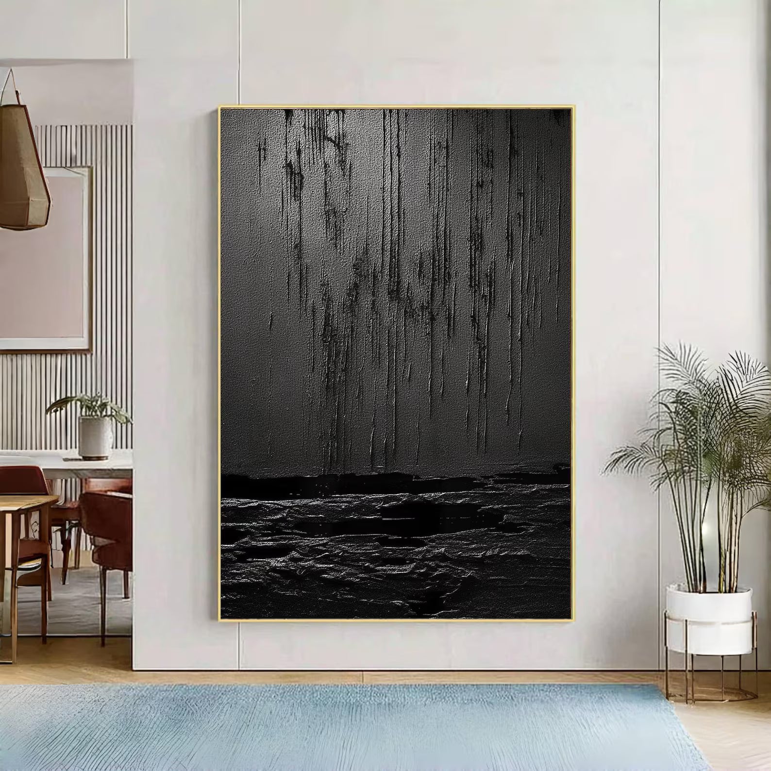 Textured Dark Majesty | Black Flow