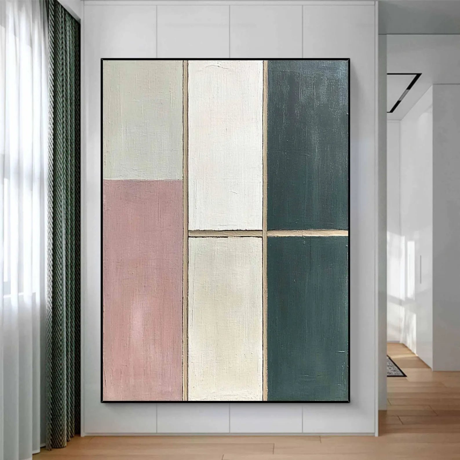 Textured Color Block Abstract | Chic Luxe