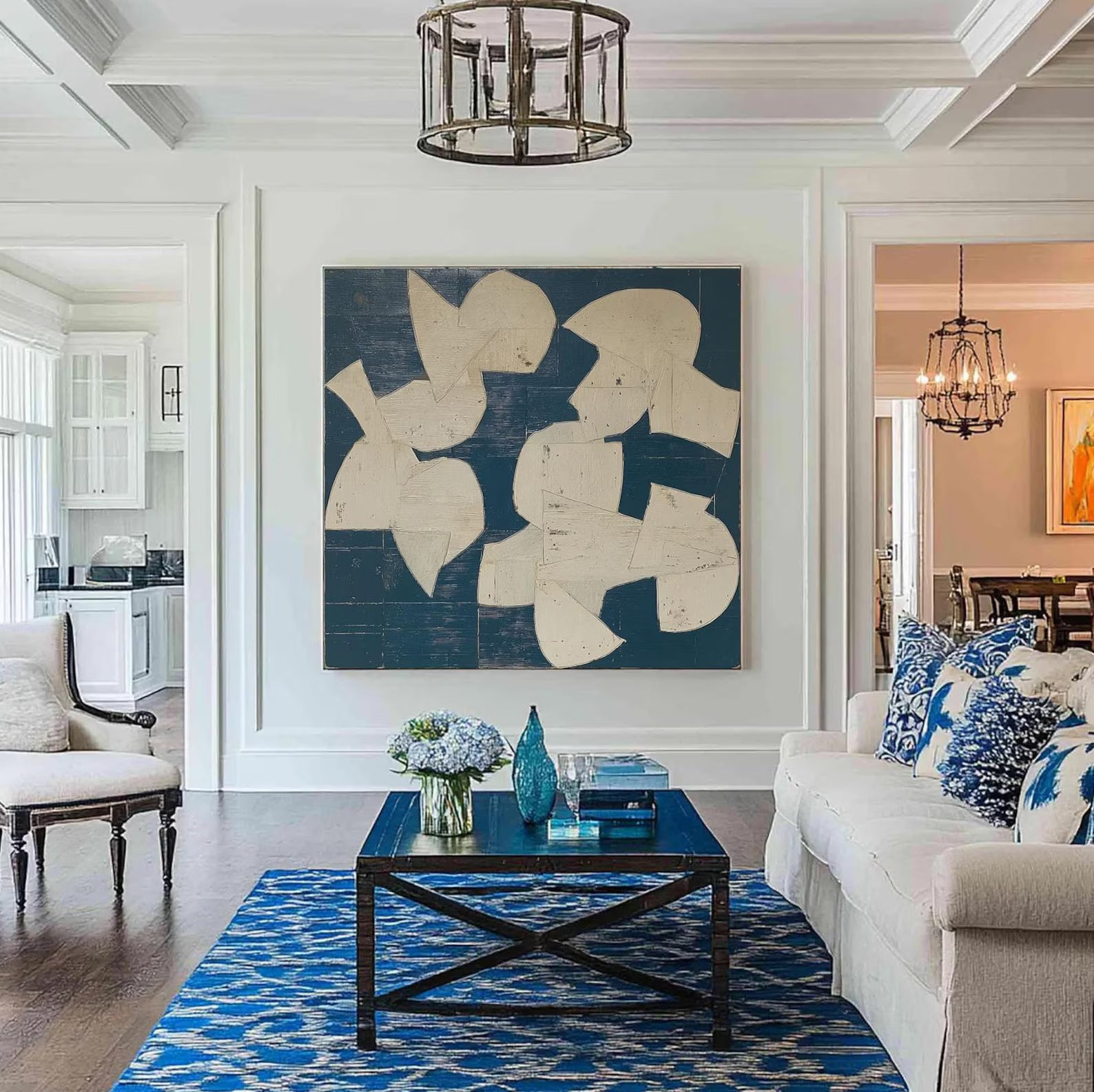 Textured Geometric Art | Modern Elegance