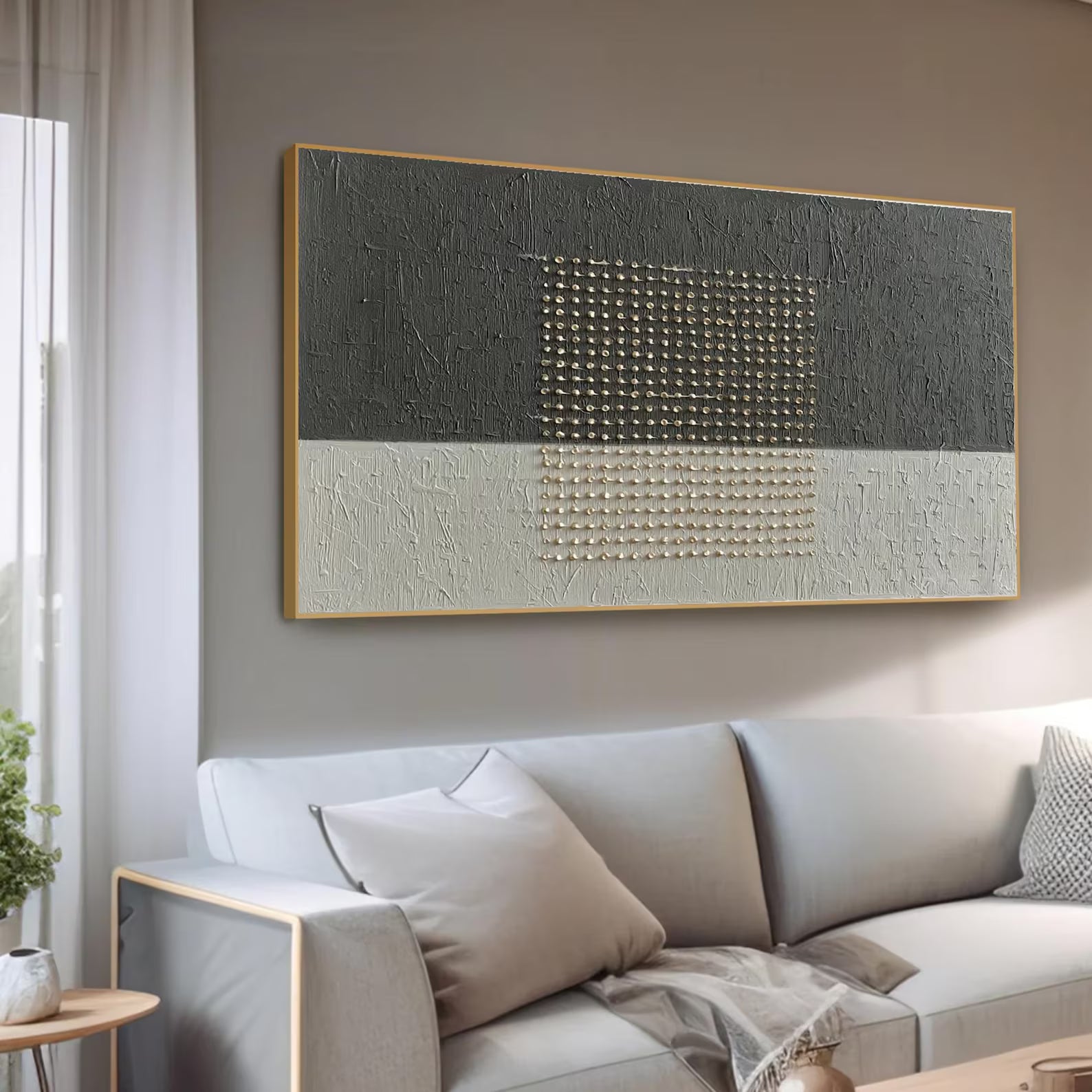 Textured  Abstract Art | Refined Serenity