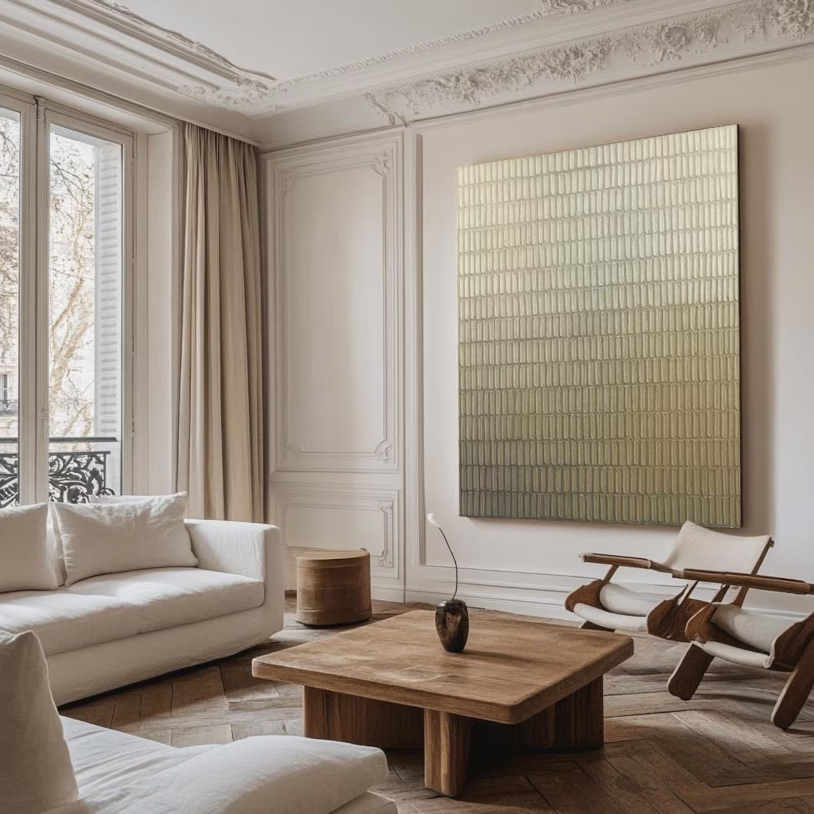 Minimalist Textured Art | Elegant Depth