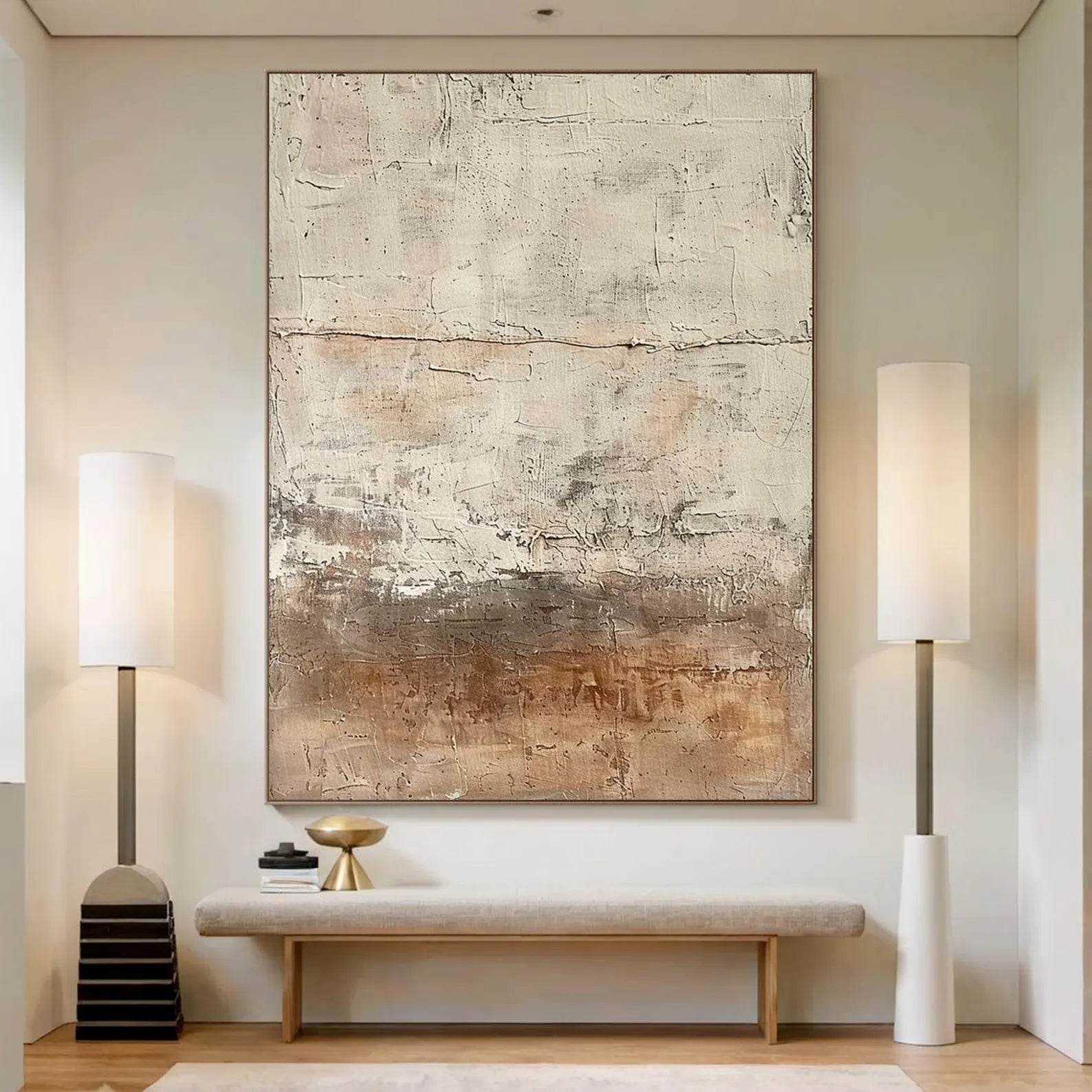 Textured Neutral Grandeur | Beige Haze