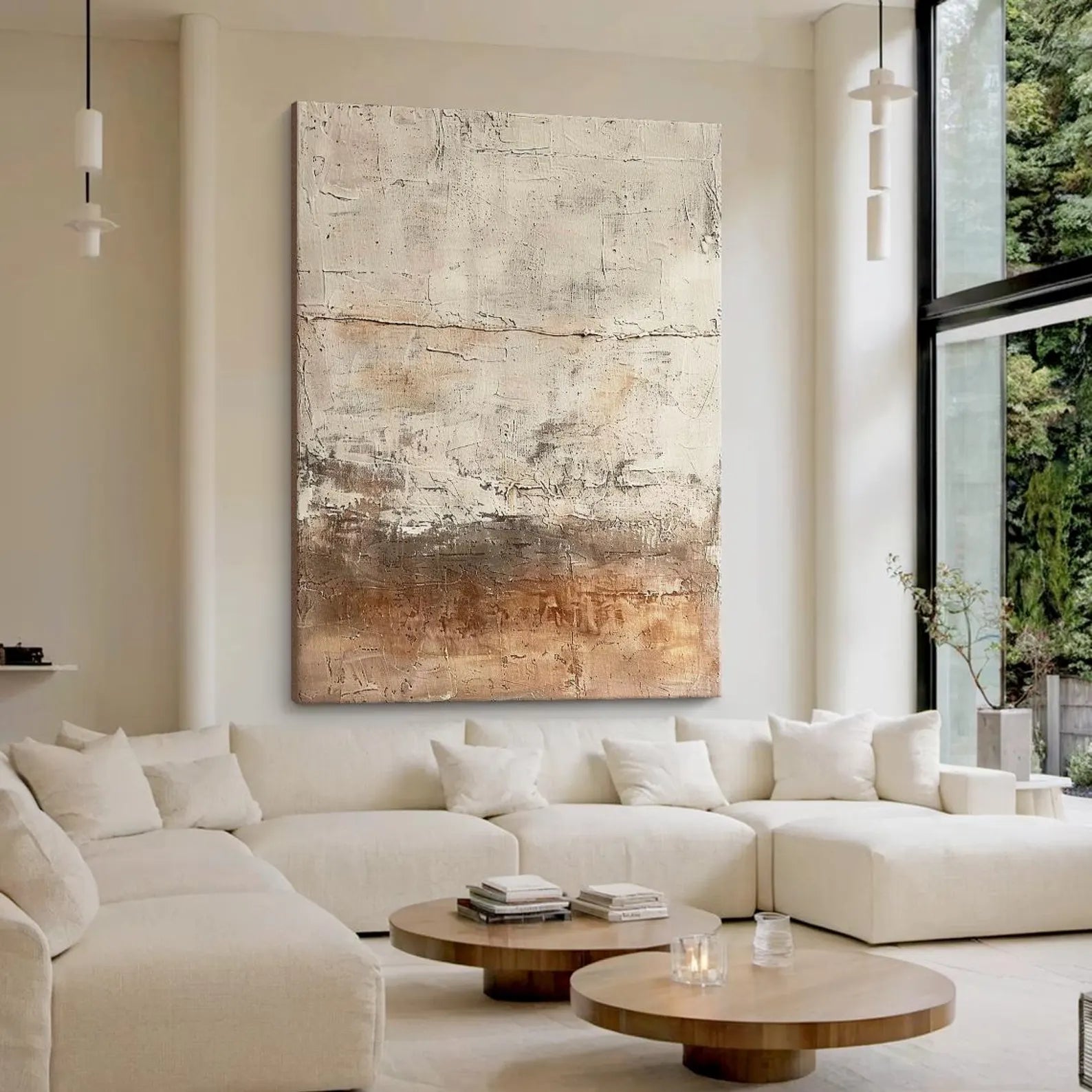 Textured Neutral Grandeur | Beige Haze