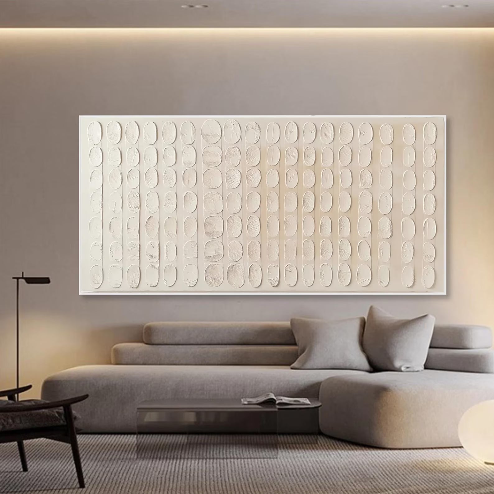 Textured Minimalist Art | Elegant Serenity