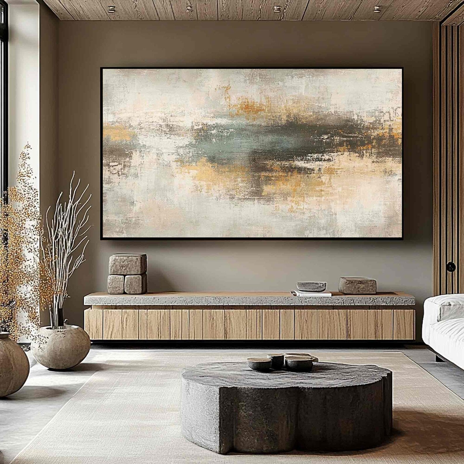 Abstract Texture Blend Art | Elegant Sophistication