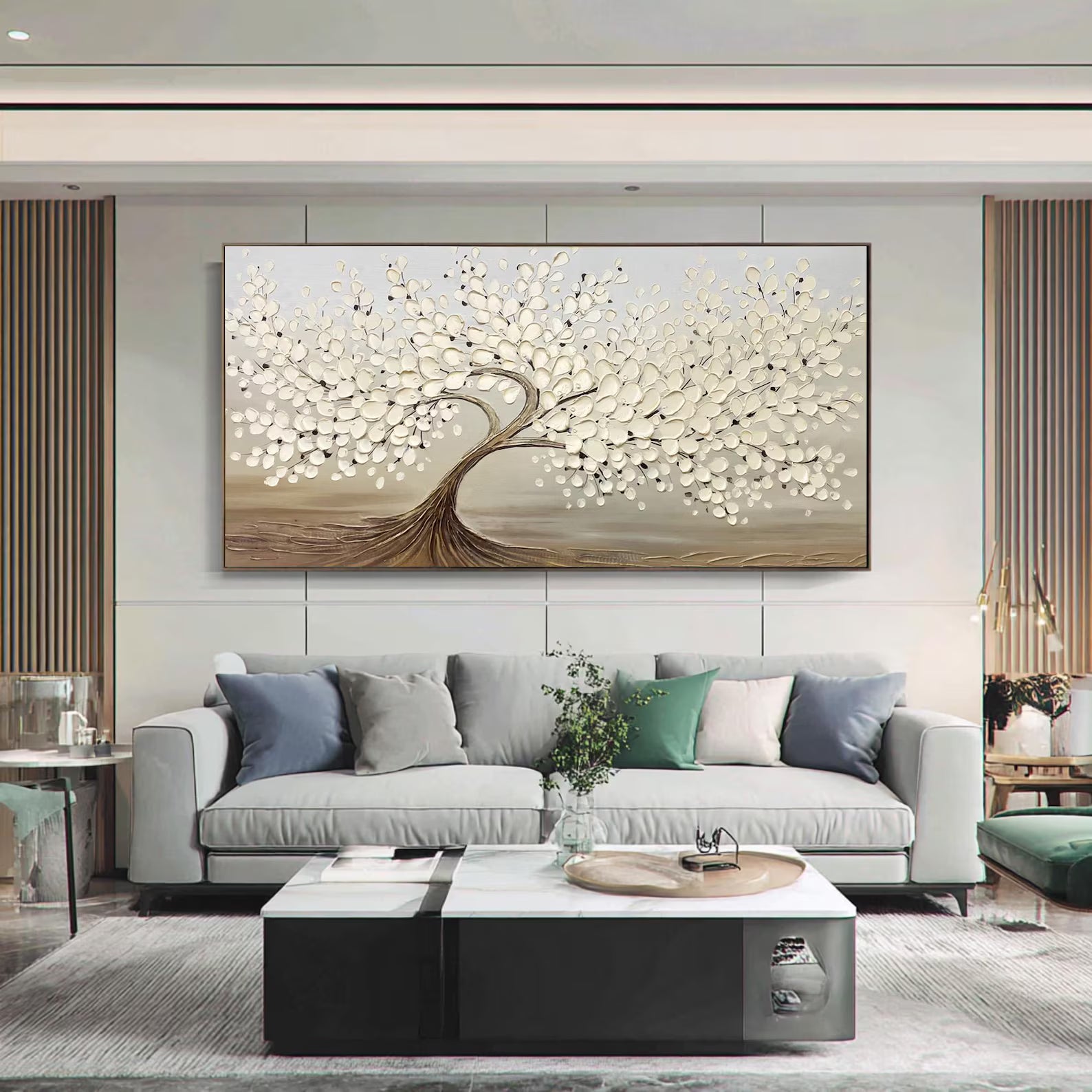 Textured Arbor Elegance | Beige Canopy