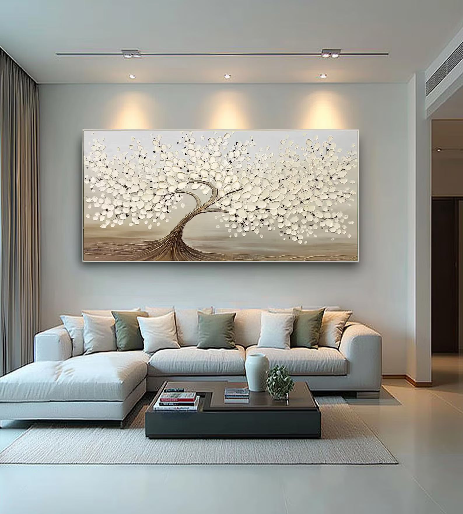 Textured Arbor Elegance | Beige Canopy