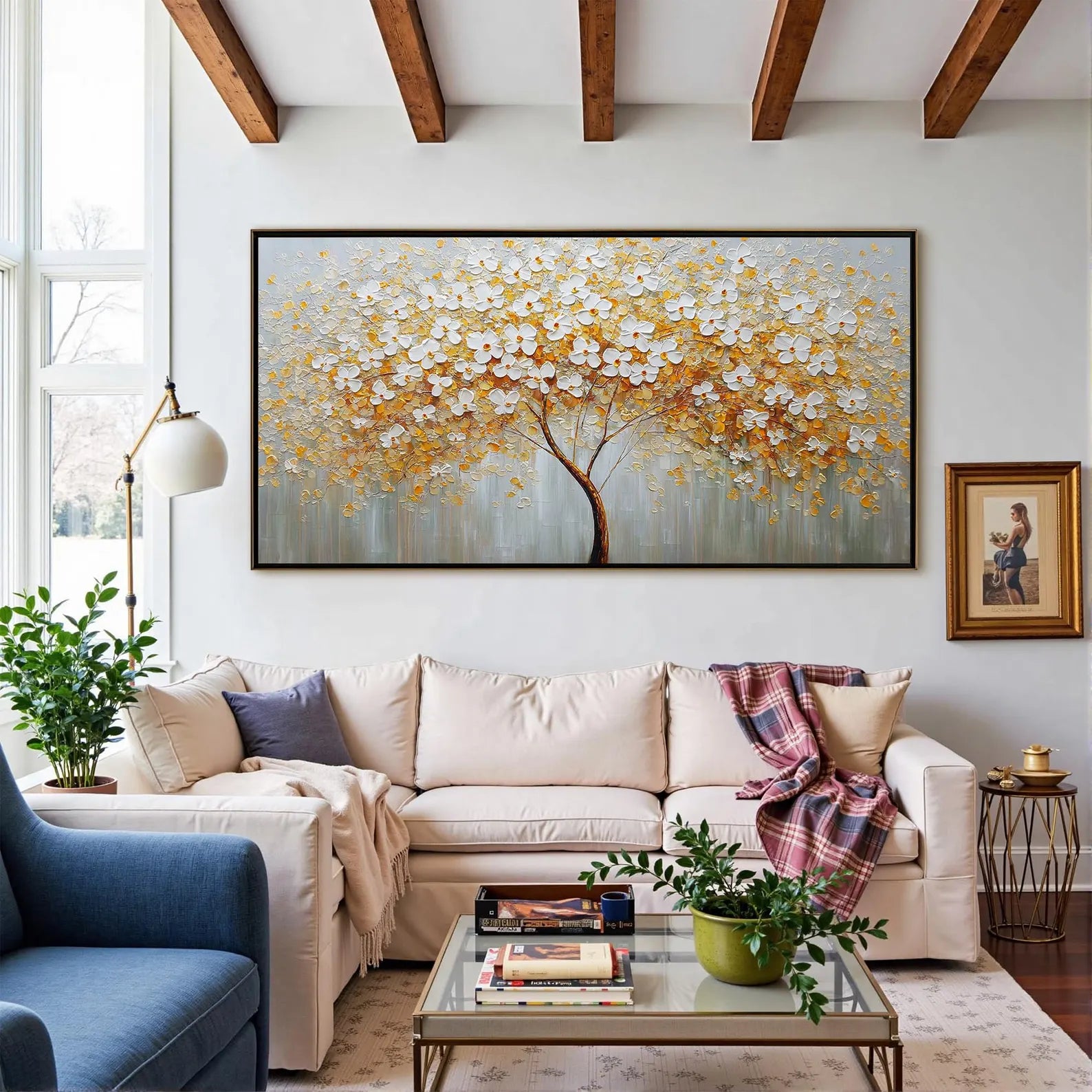 Textured Blossom Opulence | Gilded Canopy