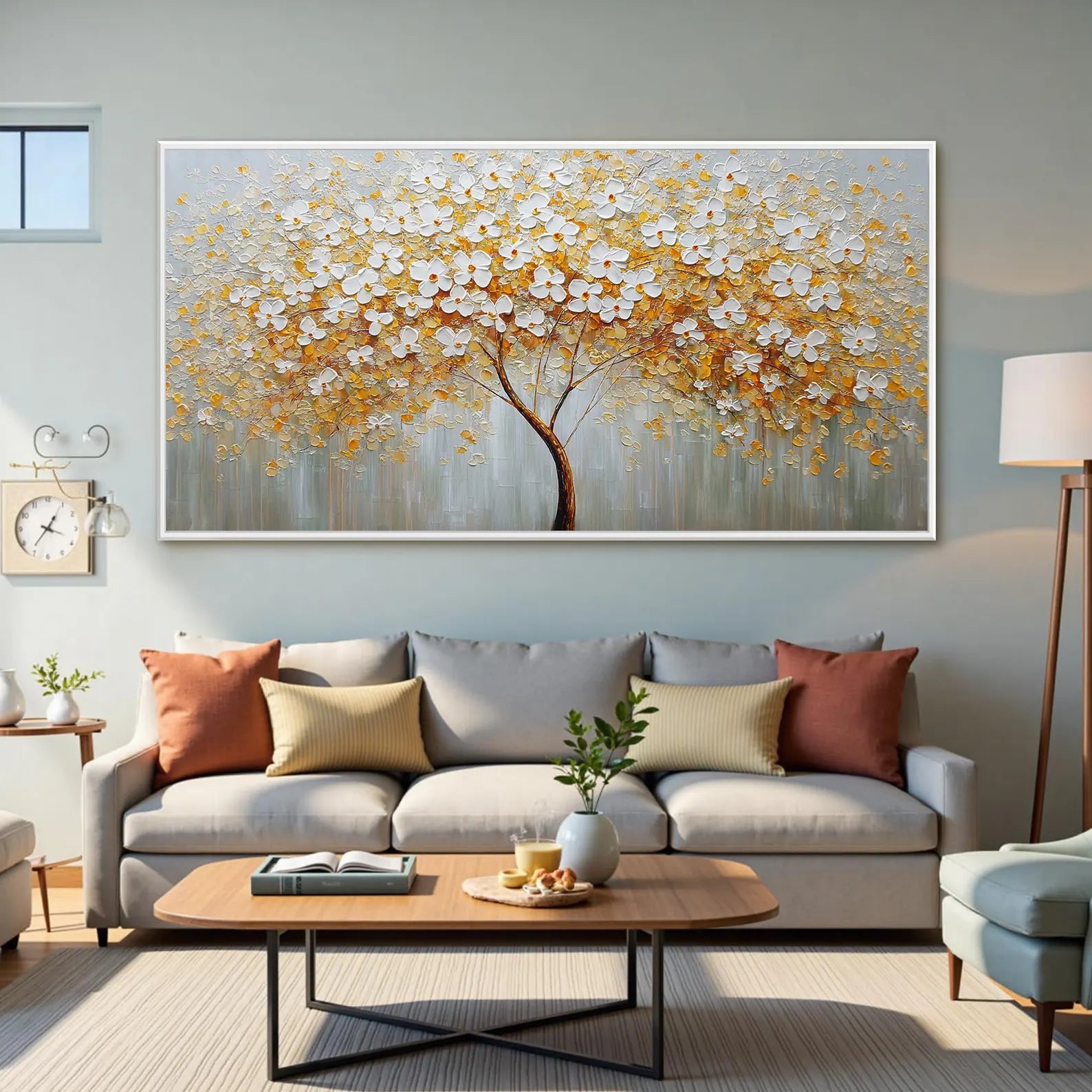 Textured Blossom Opulence | Gilded Canopy