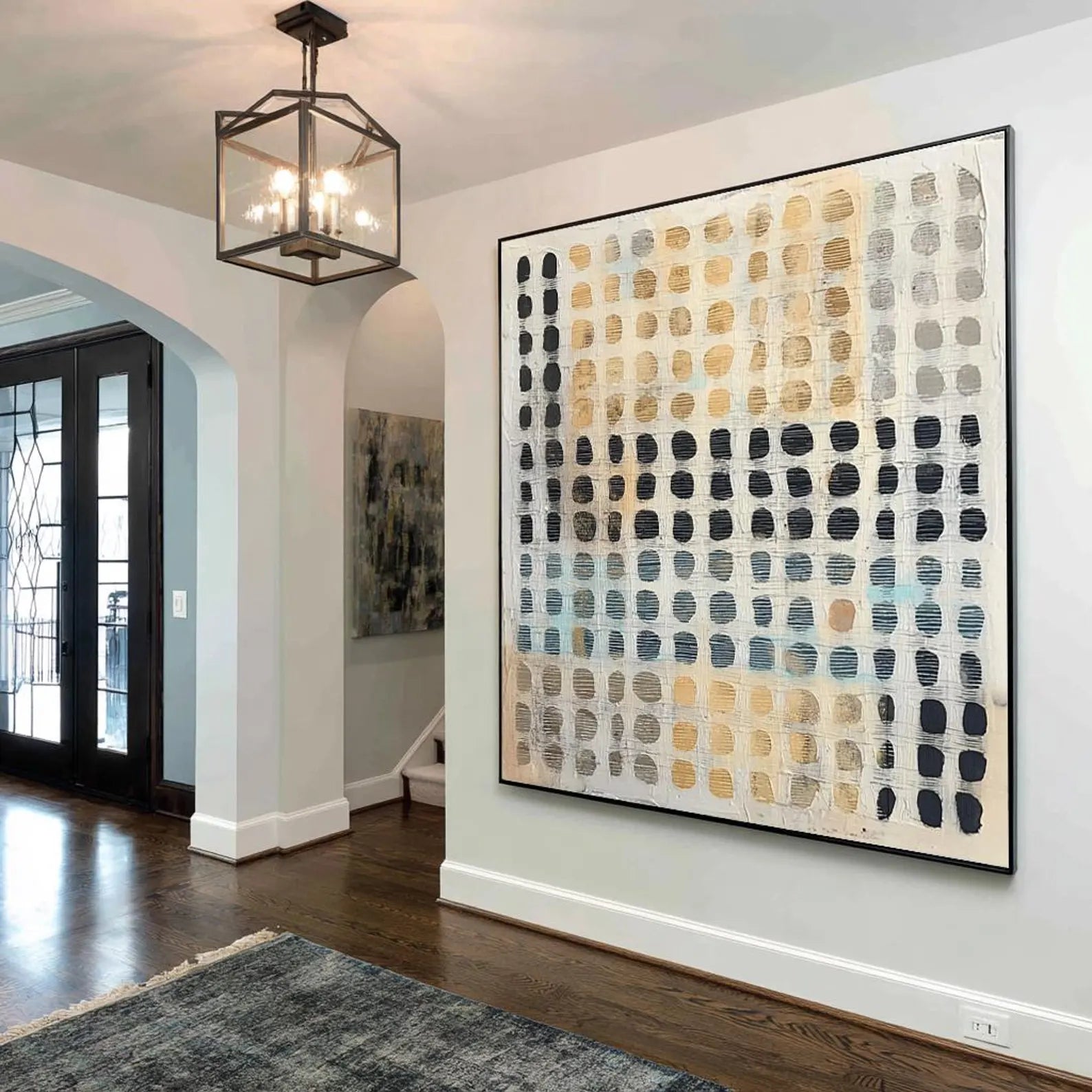 Textured Dot Art | Elegant Neutrals