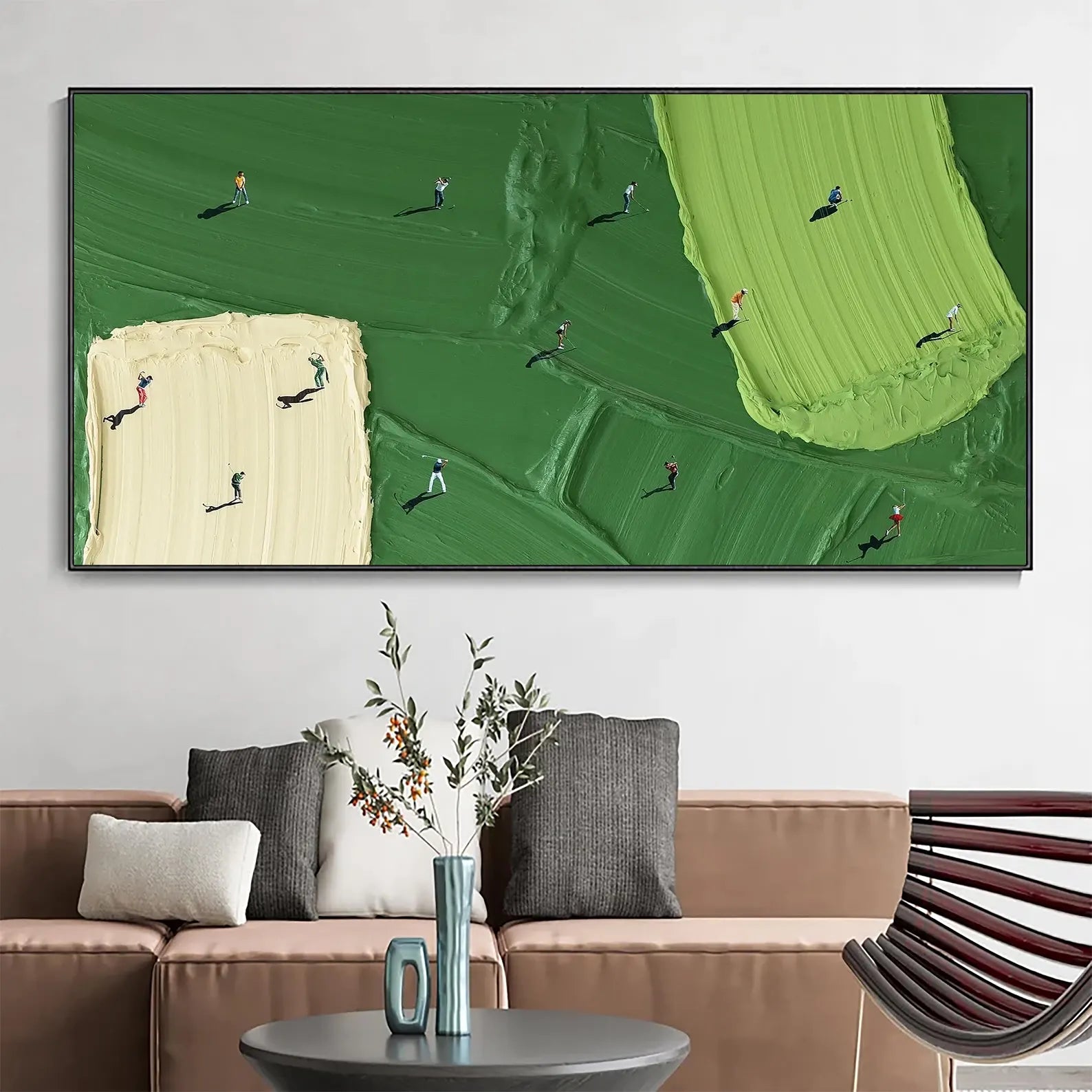 Textured Golf Opulence | Green Course