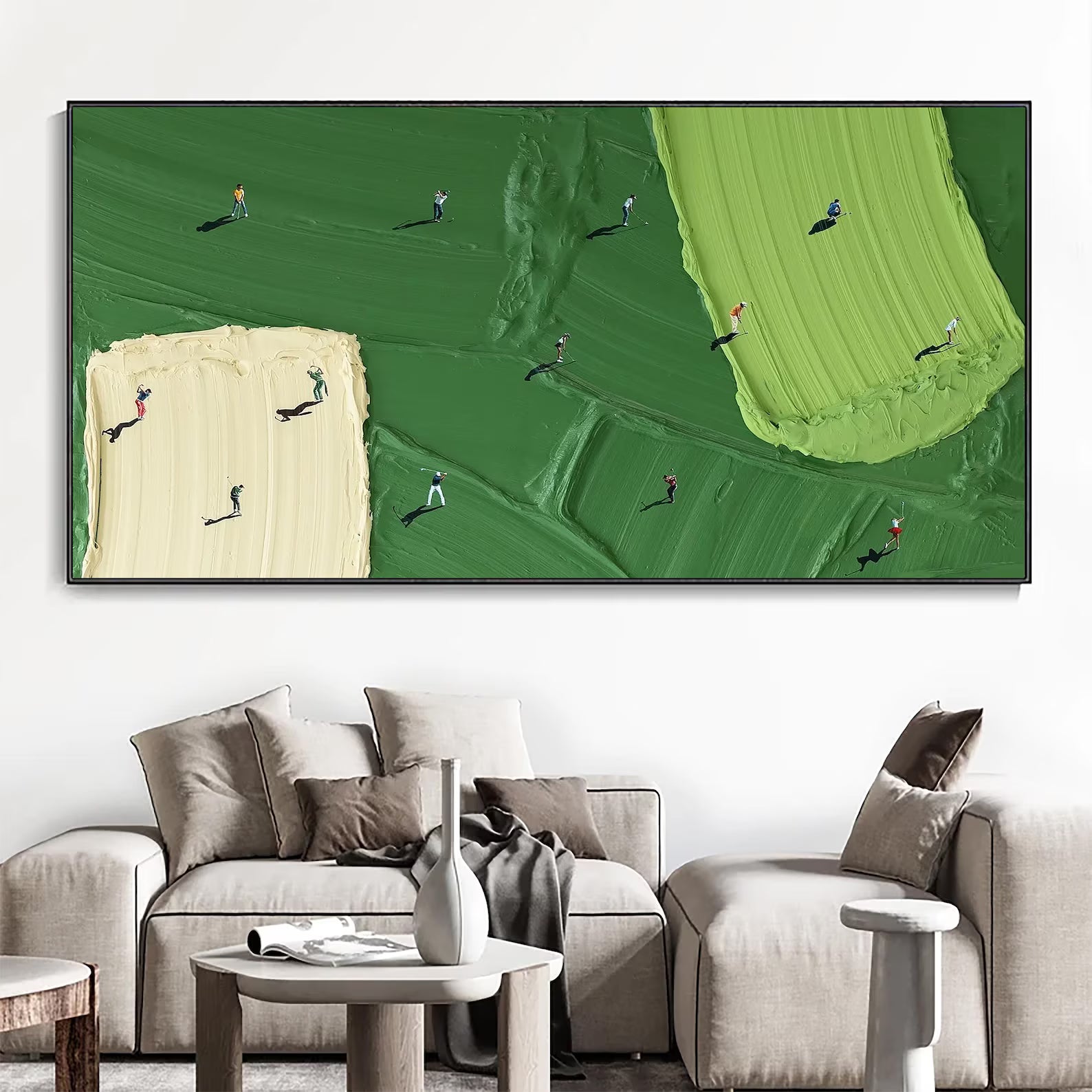 Textured Golf Opulence | Green Course