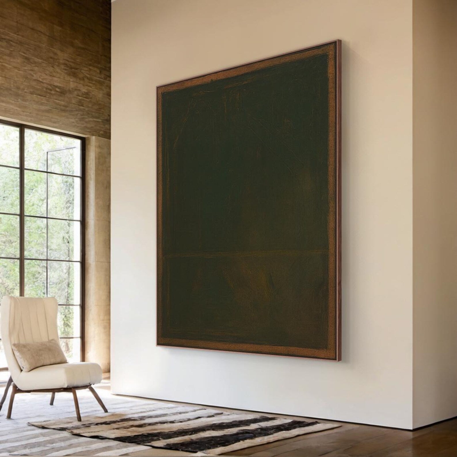 Textured Moody Depth | Green Rhythm