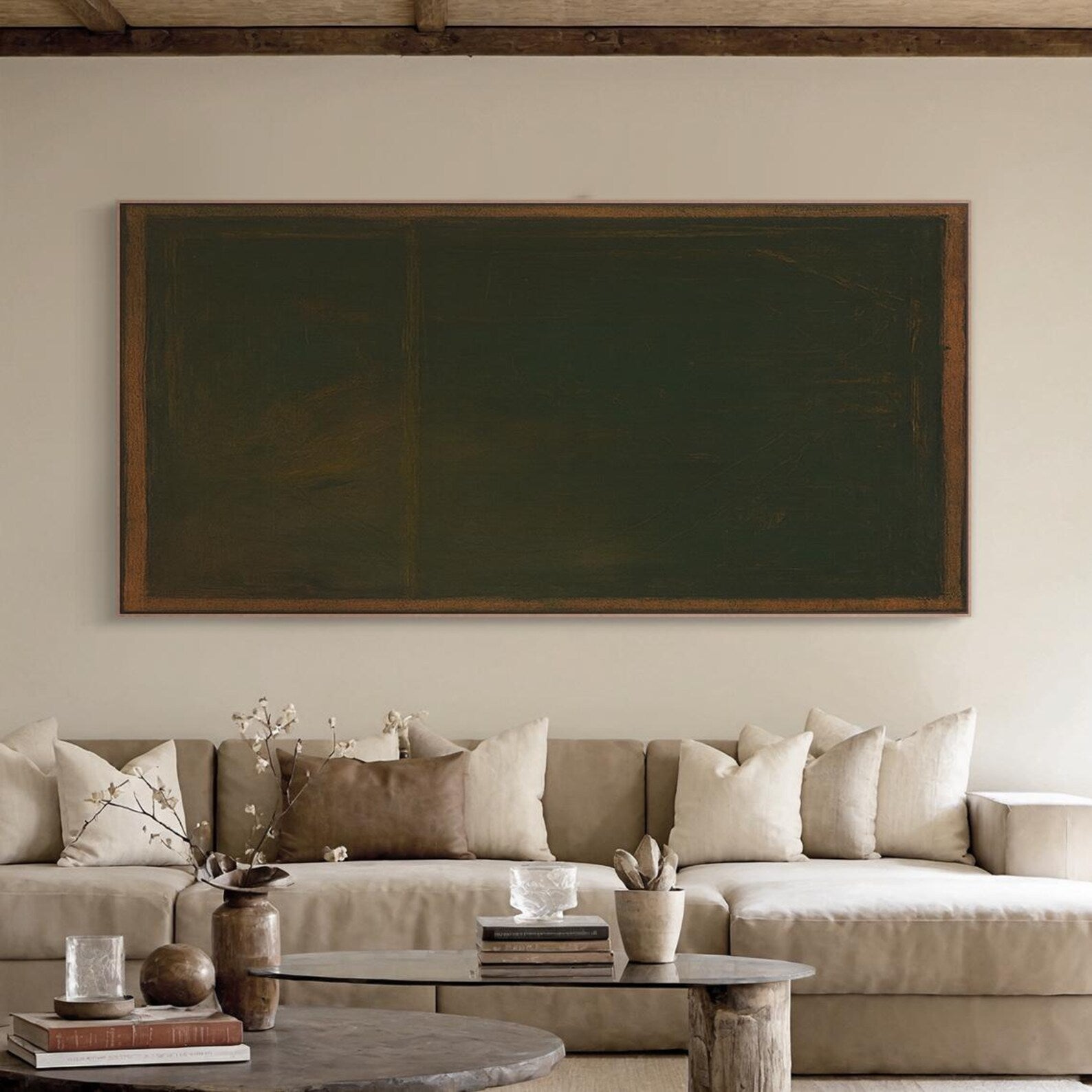 Textured Moody Depth | Green Rhythm